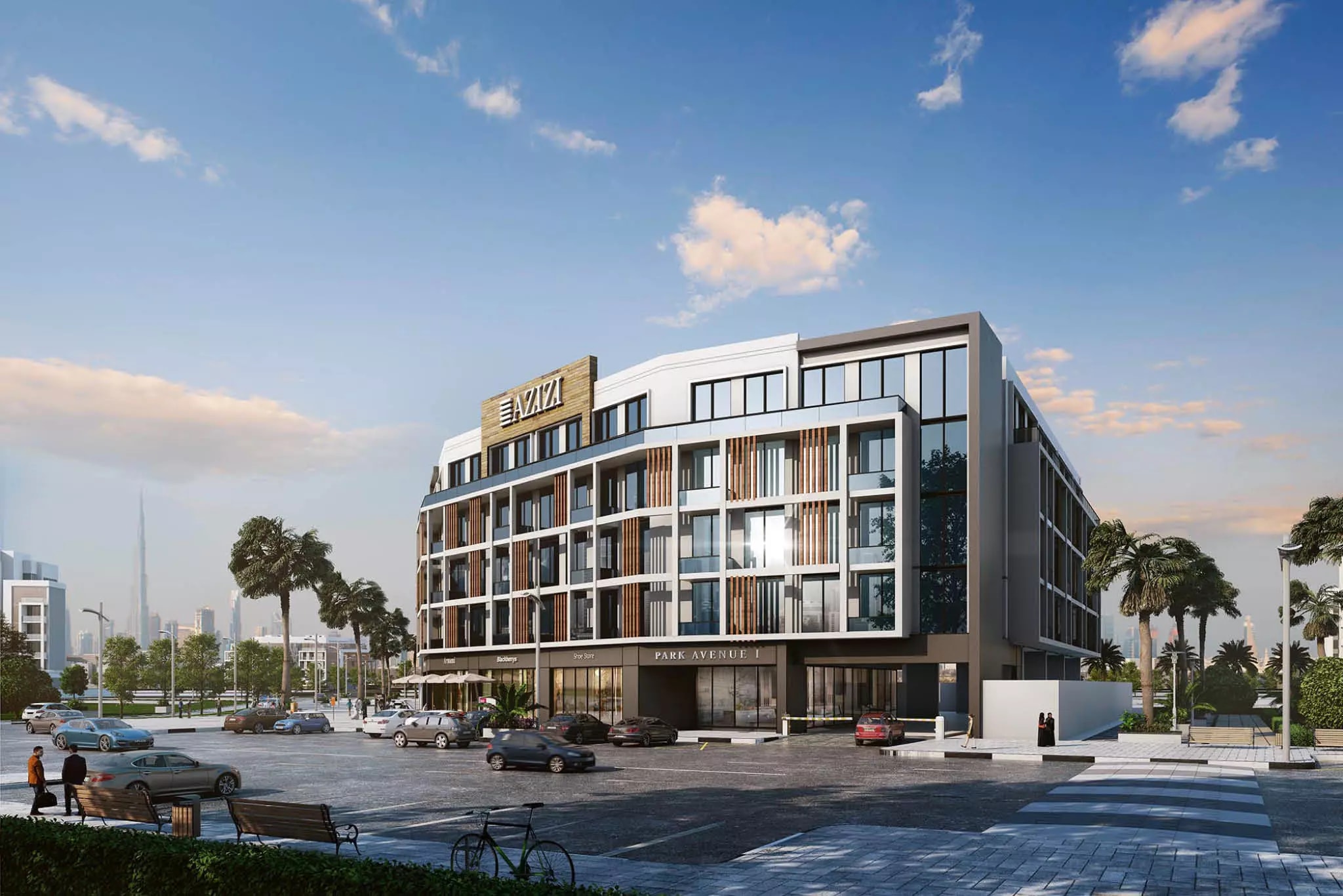 Impressie van Park Avenue Phase 3 By Azizi, appartementen van Azizi Developments in Meydan, Dubai