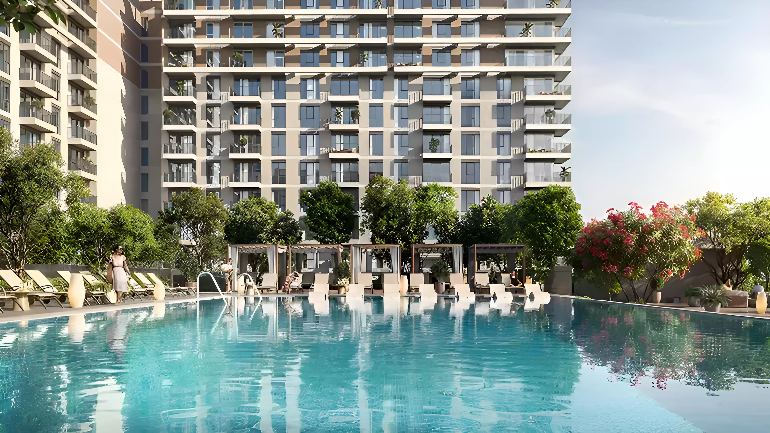 Impressie van Golf Point, appartementen van Emaar Properties in Emaar South, Dubai