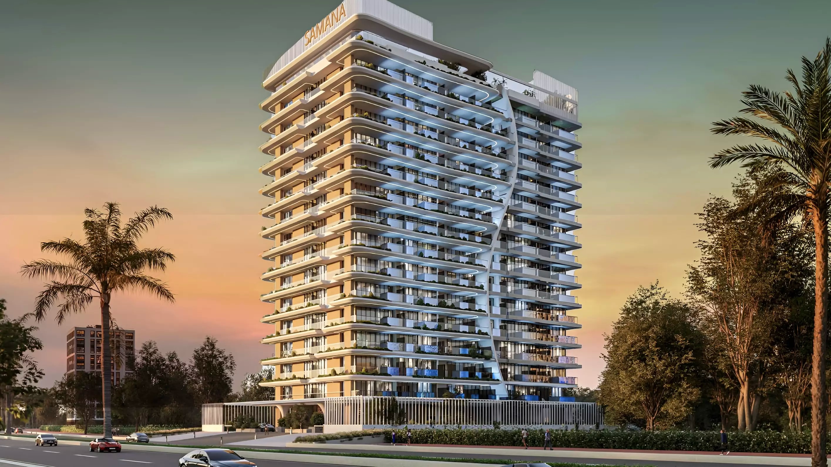 Impressie van Samana Park Meadows, appartementen van Samana Developers in Dubai Land Residence Complex, Dubai
