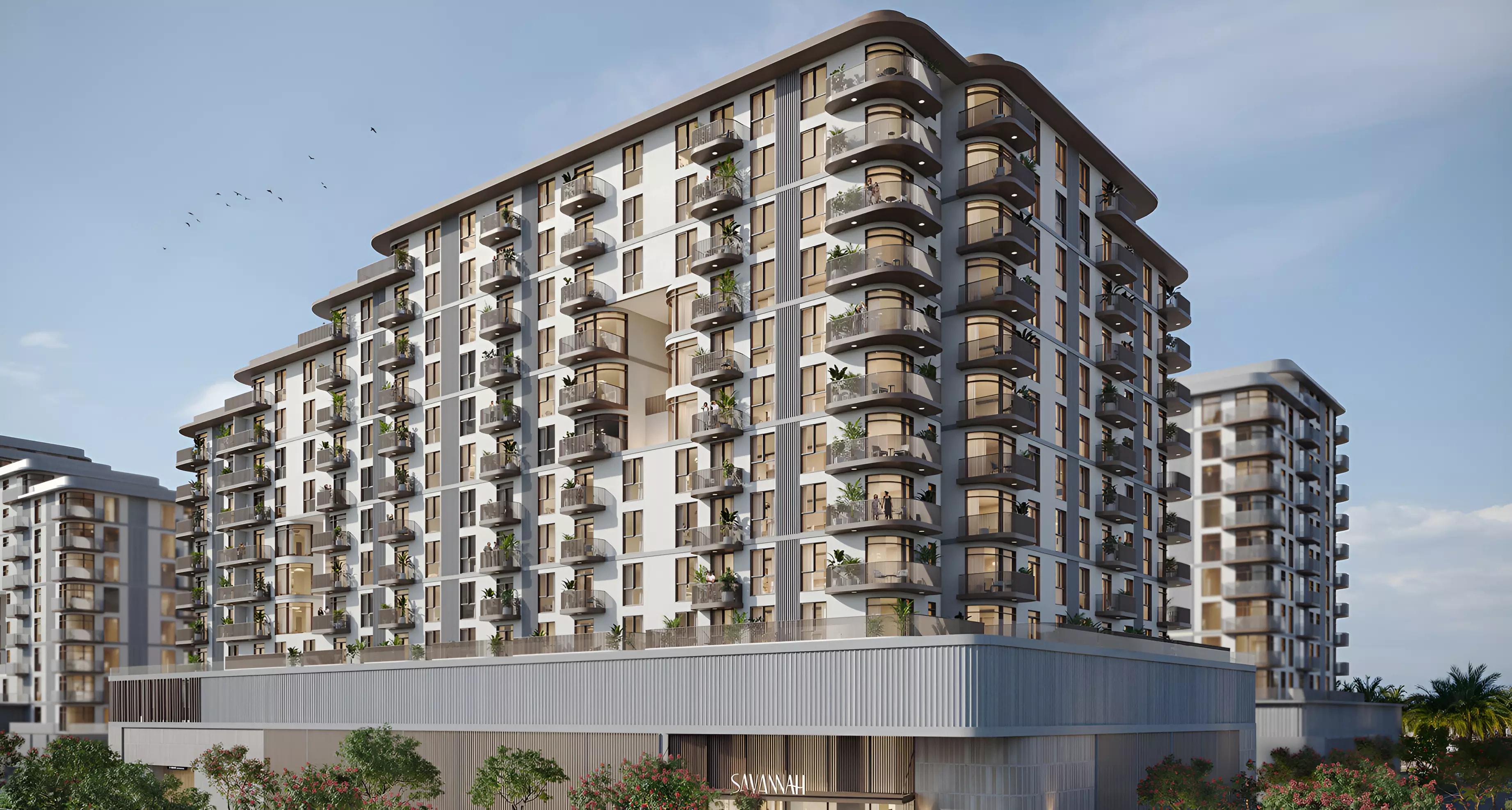 Impressie van Savannah, appartementen van Nshama in Town Square, Dubai