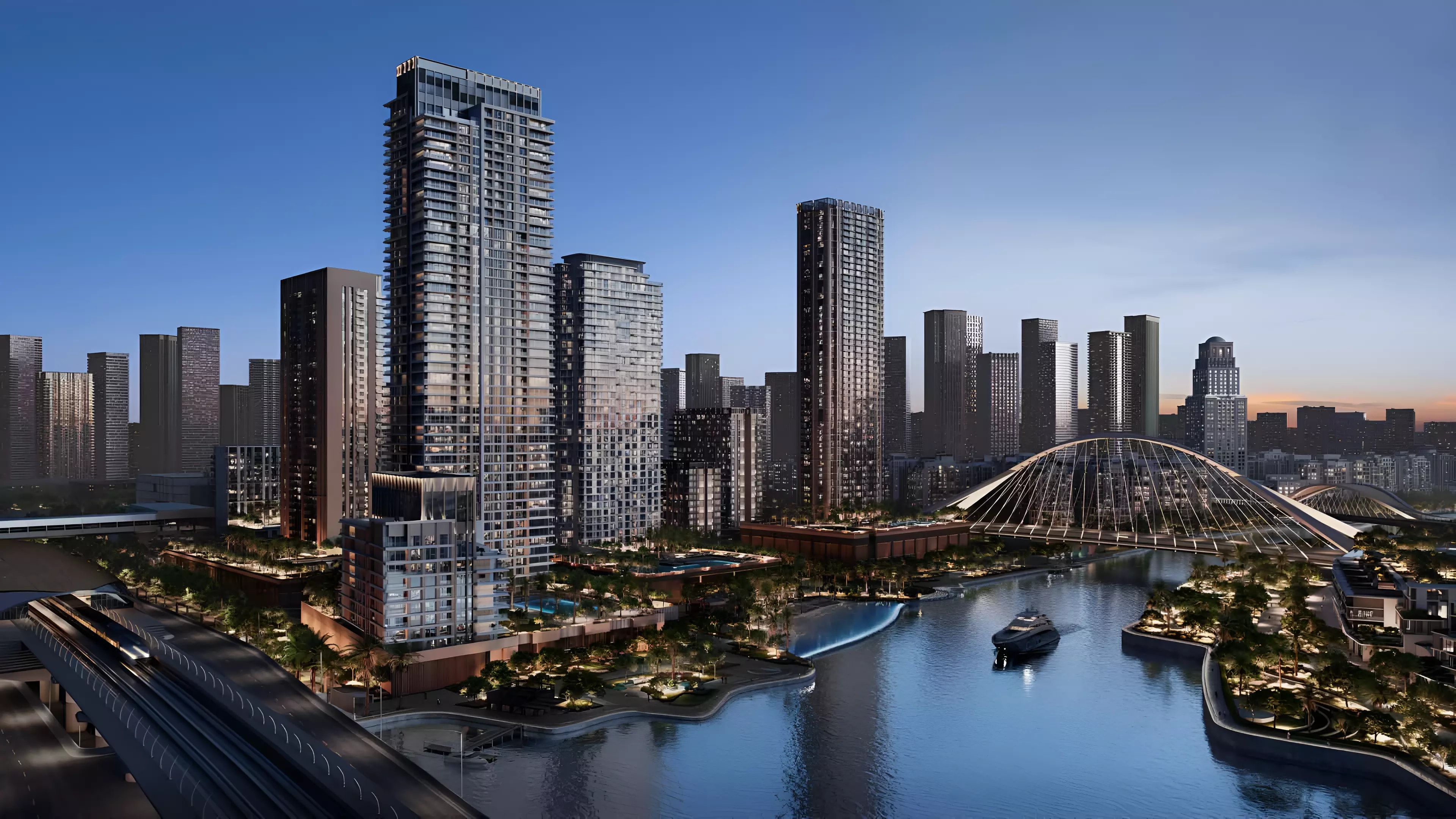 Impressie van Valo, woningen van Emaar Properties in Dubai Creek Harbour (The Lagoons), Dubai