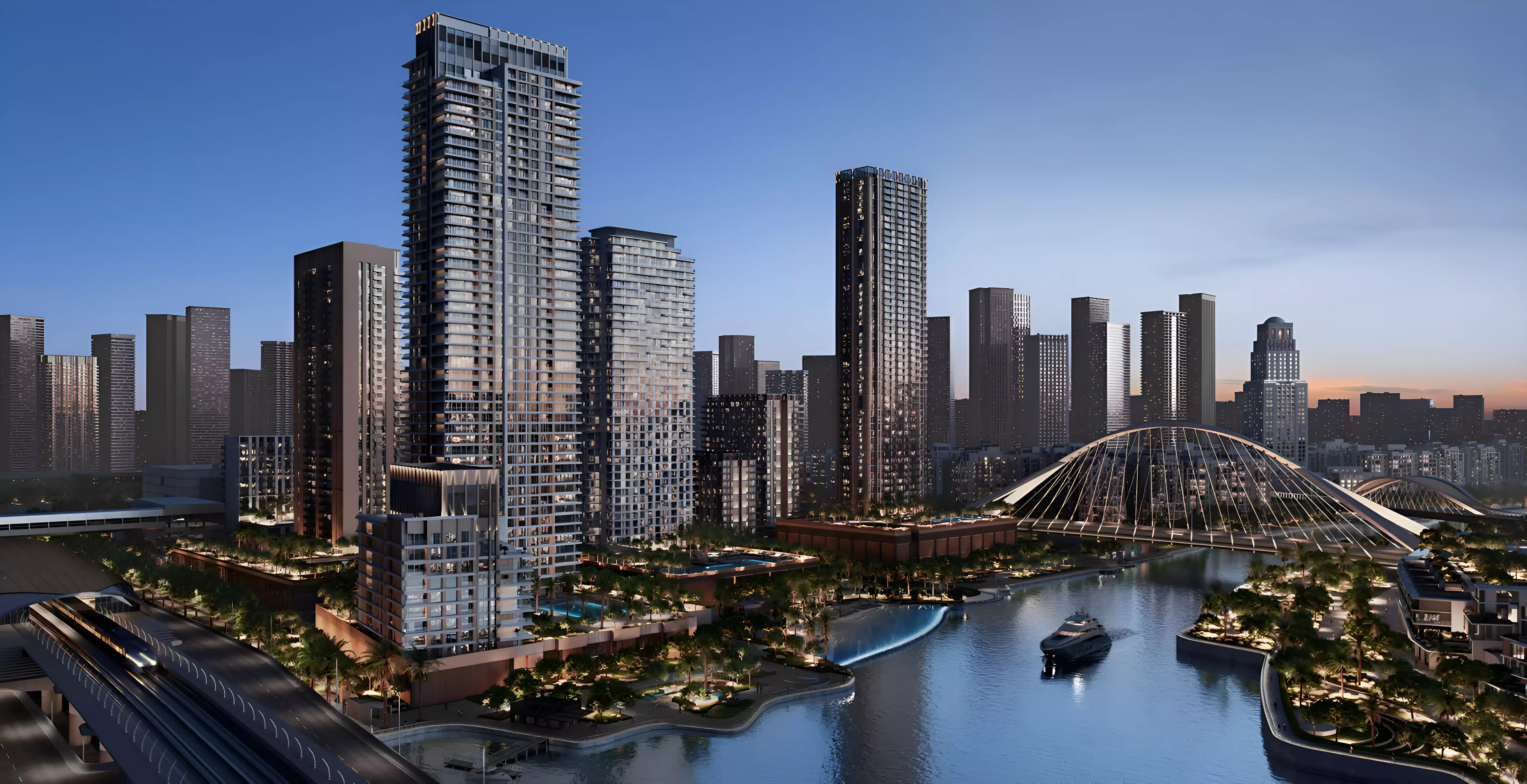Impressie van Oria, appartementen van Emaar Properties in Dubai Creek Harbour (The Lagoons), Dubai