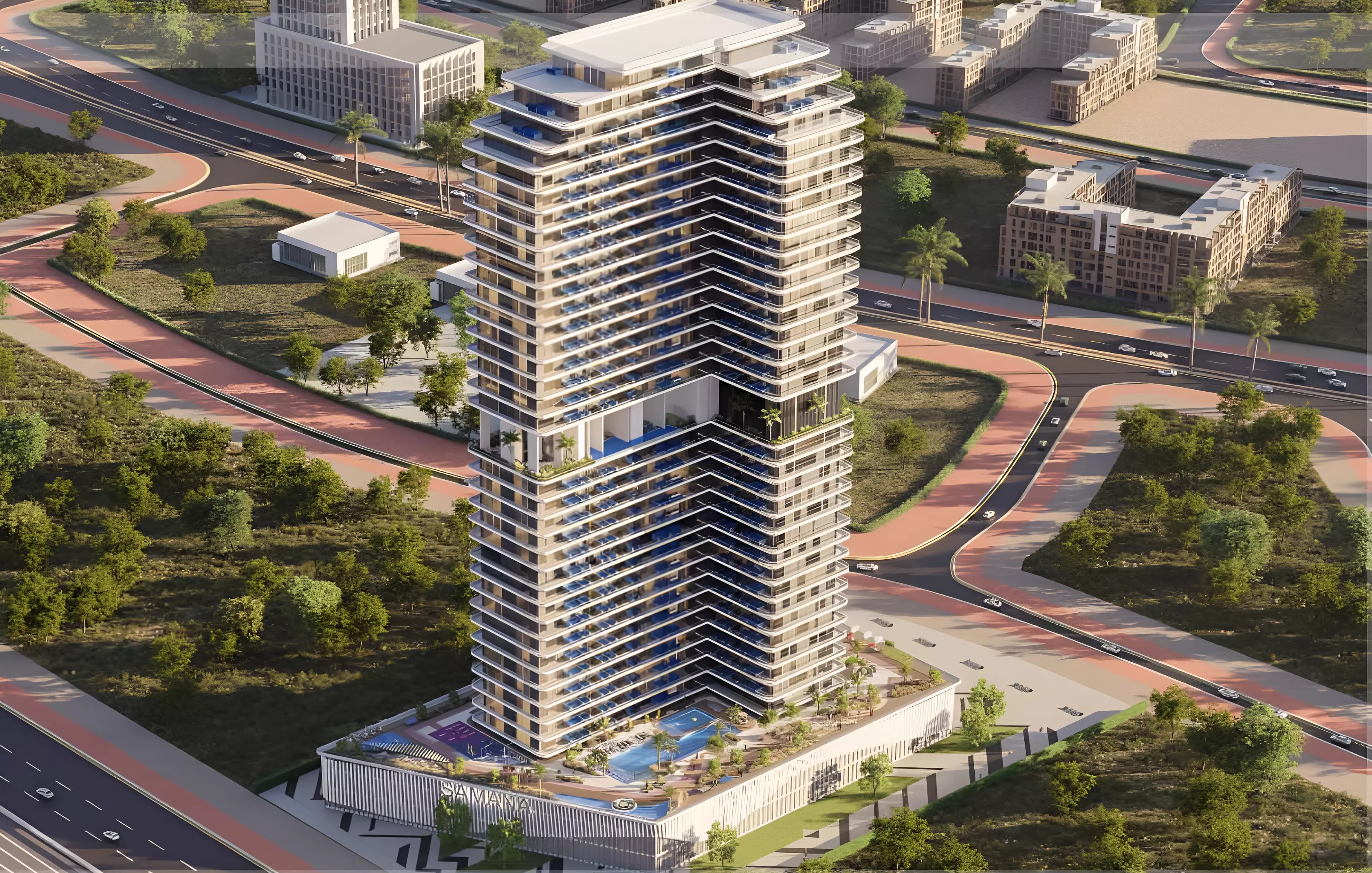 Impressie van IVY Gardens Phase 2 By Samana, appartementen van Samana Developers in Dubai Land Residence Complex, Dubai