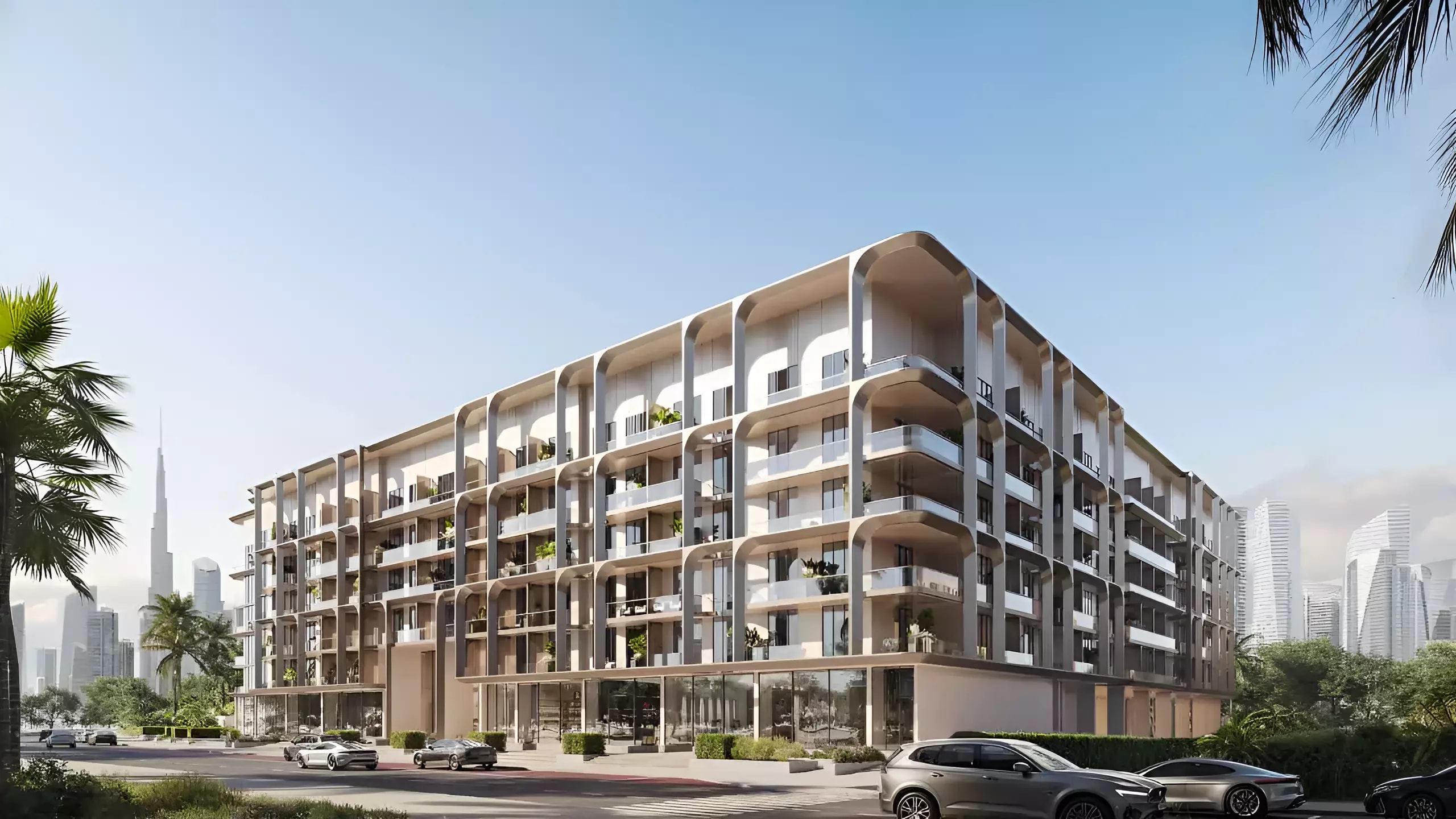 Impressie van One Beverly, appartementen van H M B Development in Arjan, Dubai