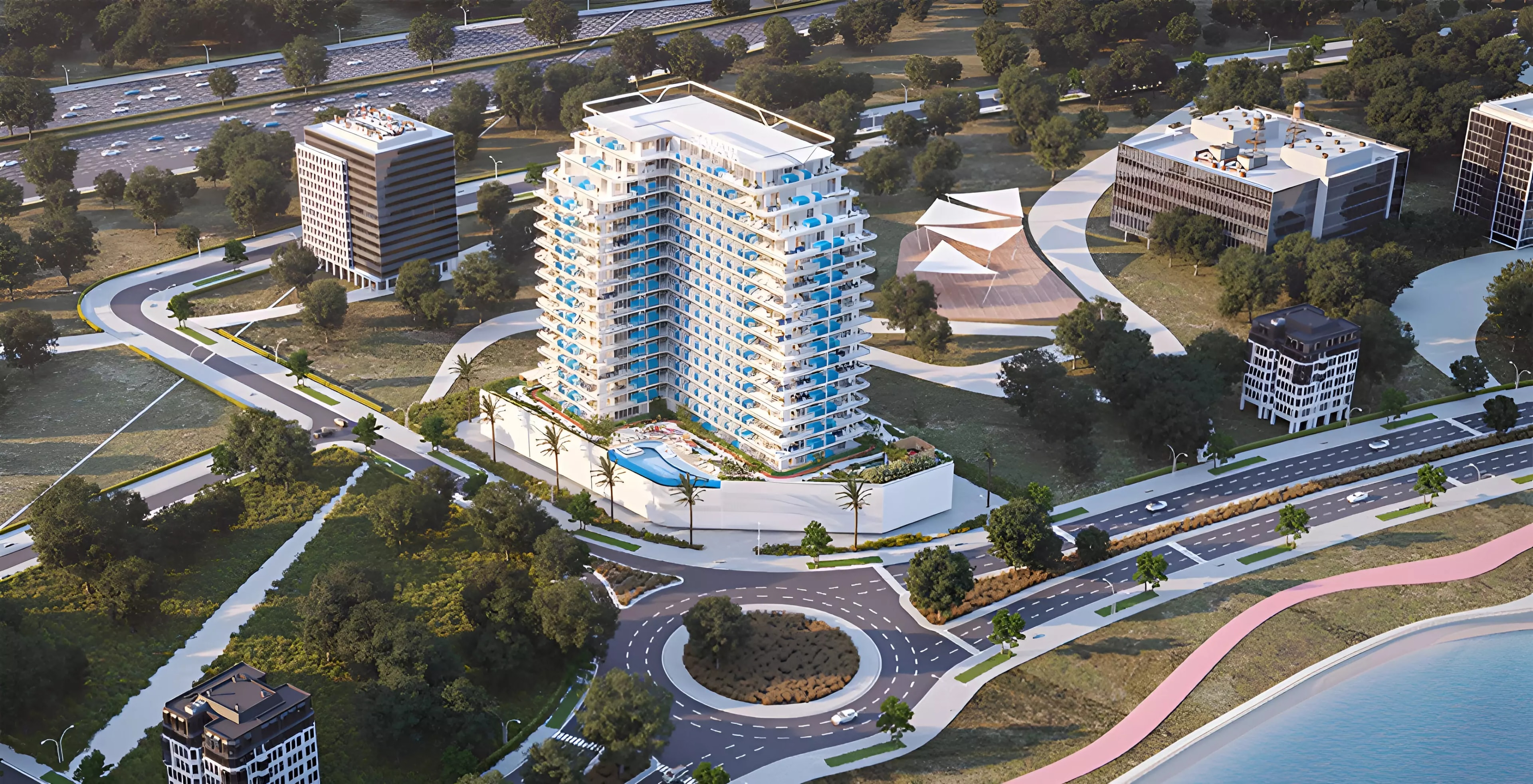 Impressie van Samana Lake Views, appartementen van Samana Developers in Dubai Production City (IMPZ), Dubai