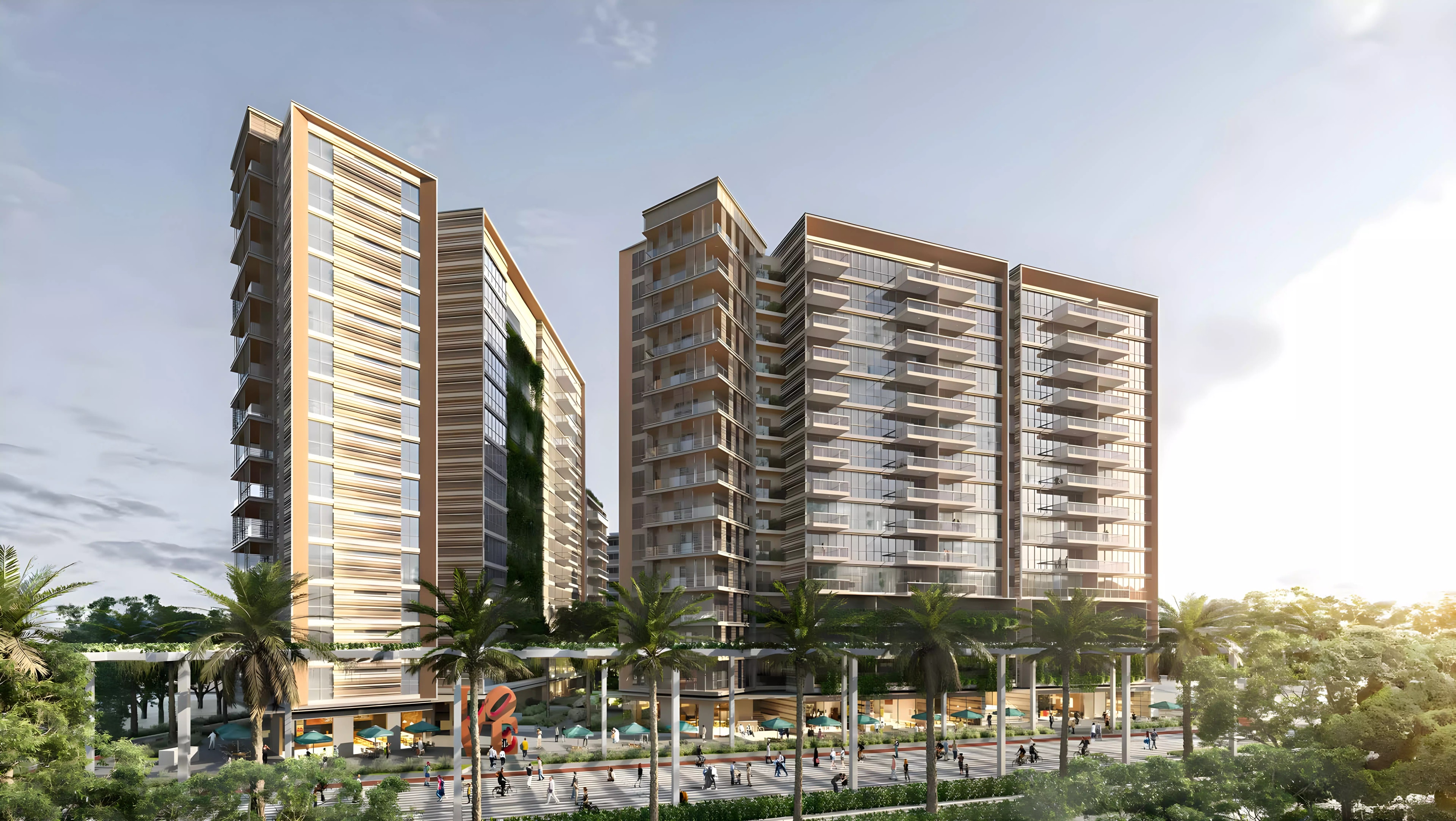 Impressie van Sky Residences, appartementen van Expo City Dubai in Expo City, Dubai