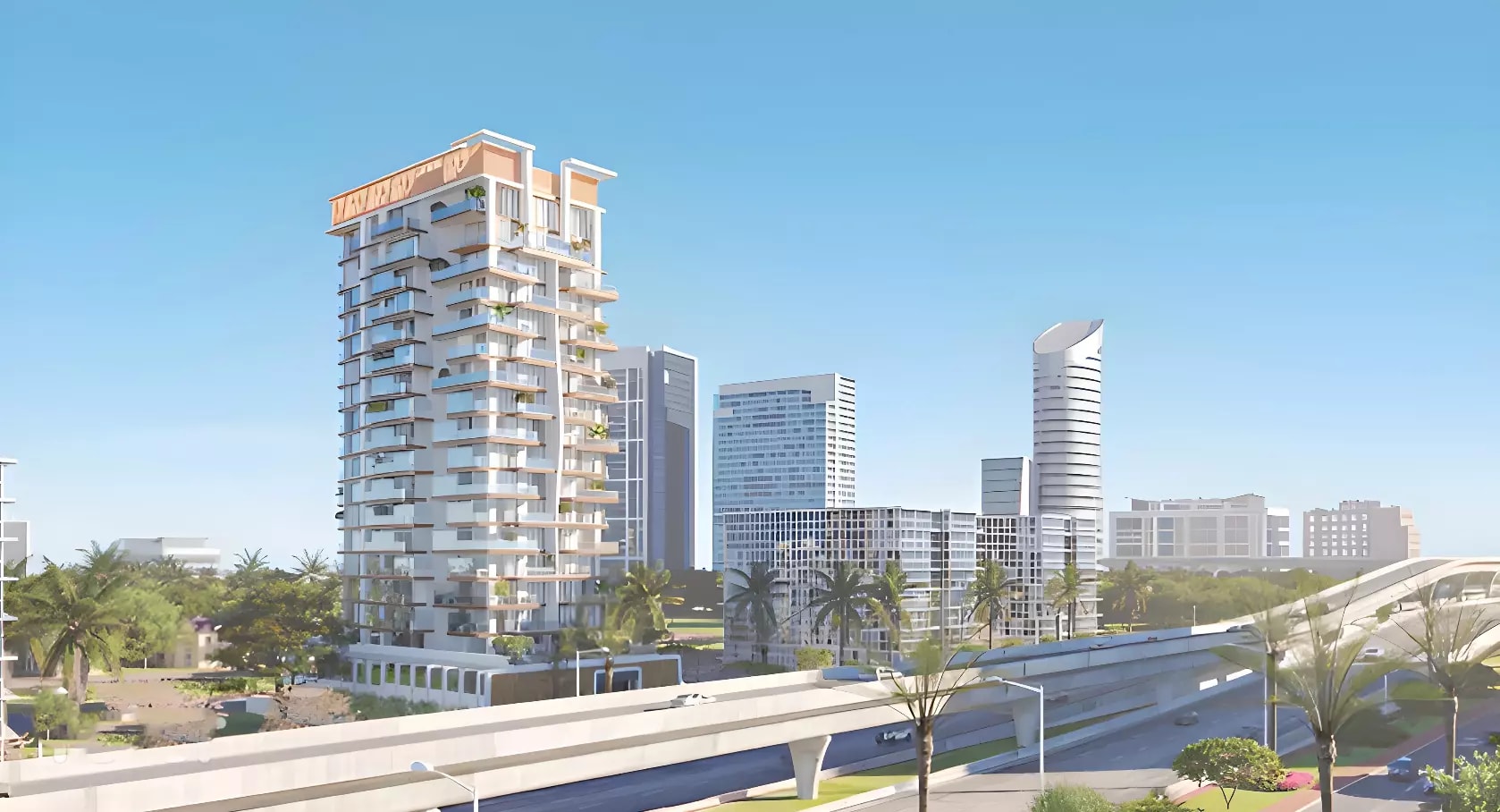 Impressie van Primero Residences, woningen van Main Realty in Al Furjan, Dubai