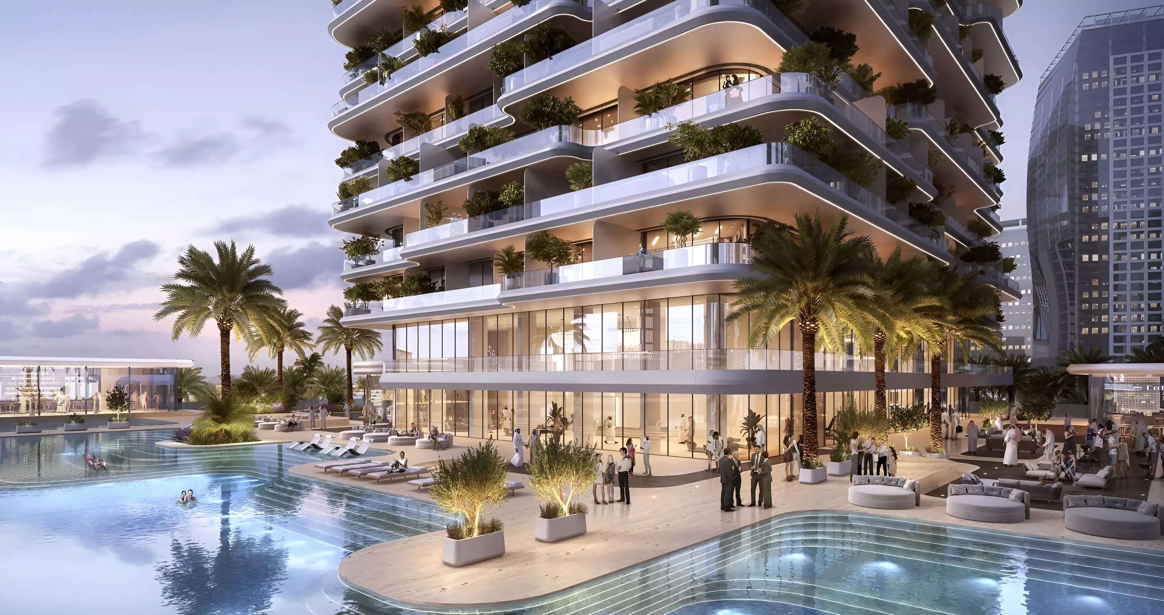 Impressie van Keturah Tower, appartementen van MAG Property Development in Business Bay, Dubai