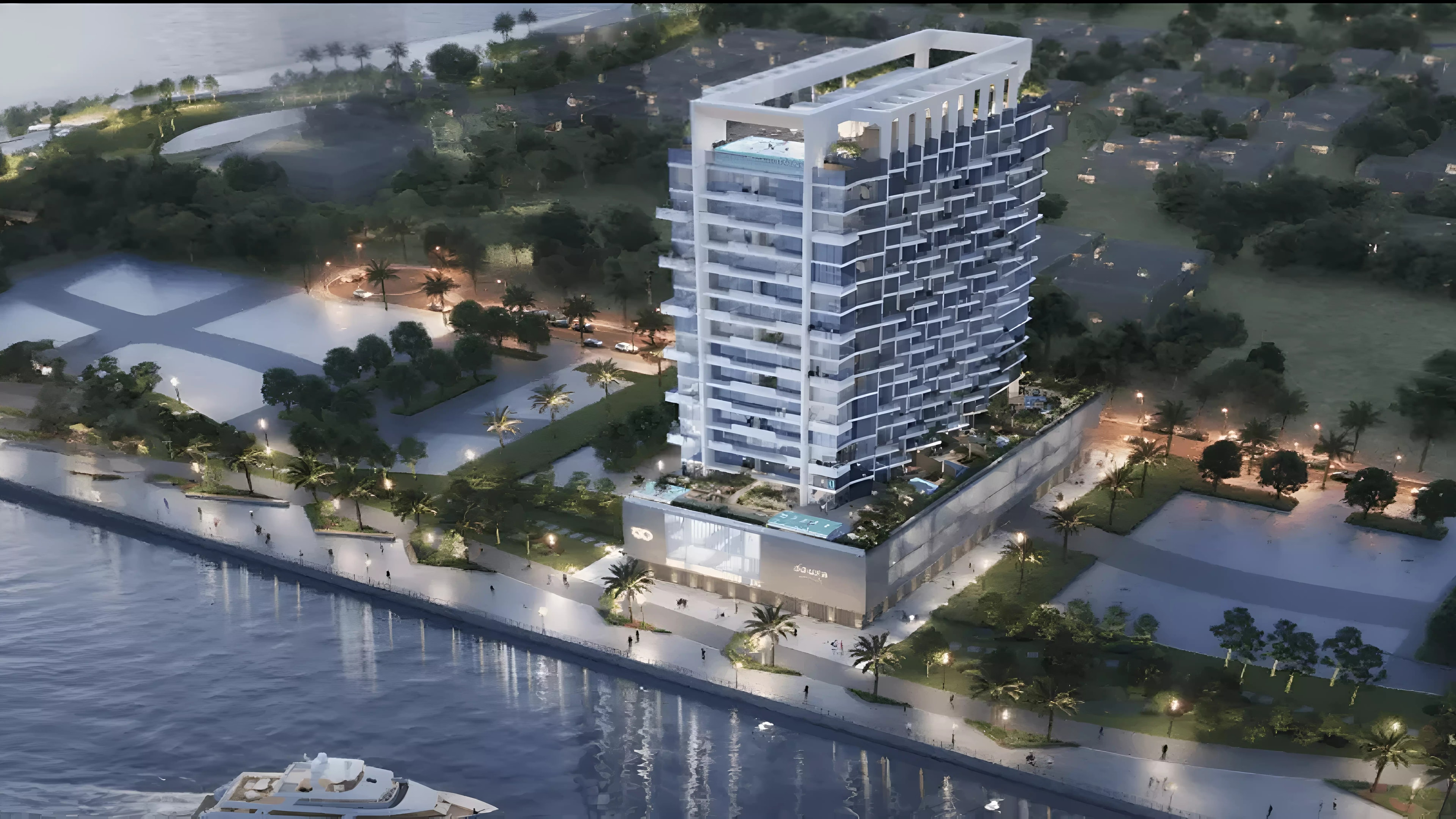 Impressie van Azura Residences, woningen van Invest Group Overseas in Dubai Islands, Dubai