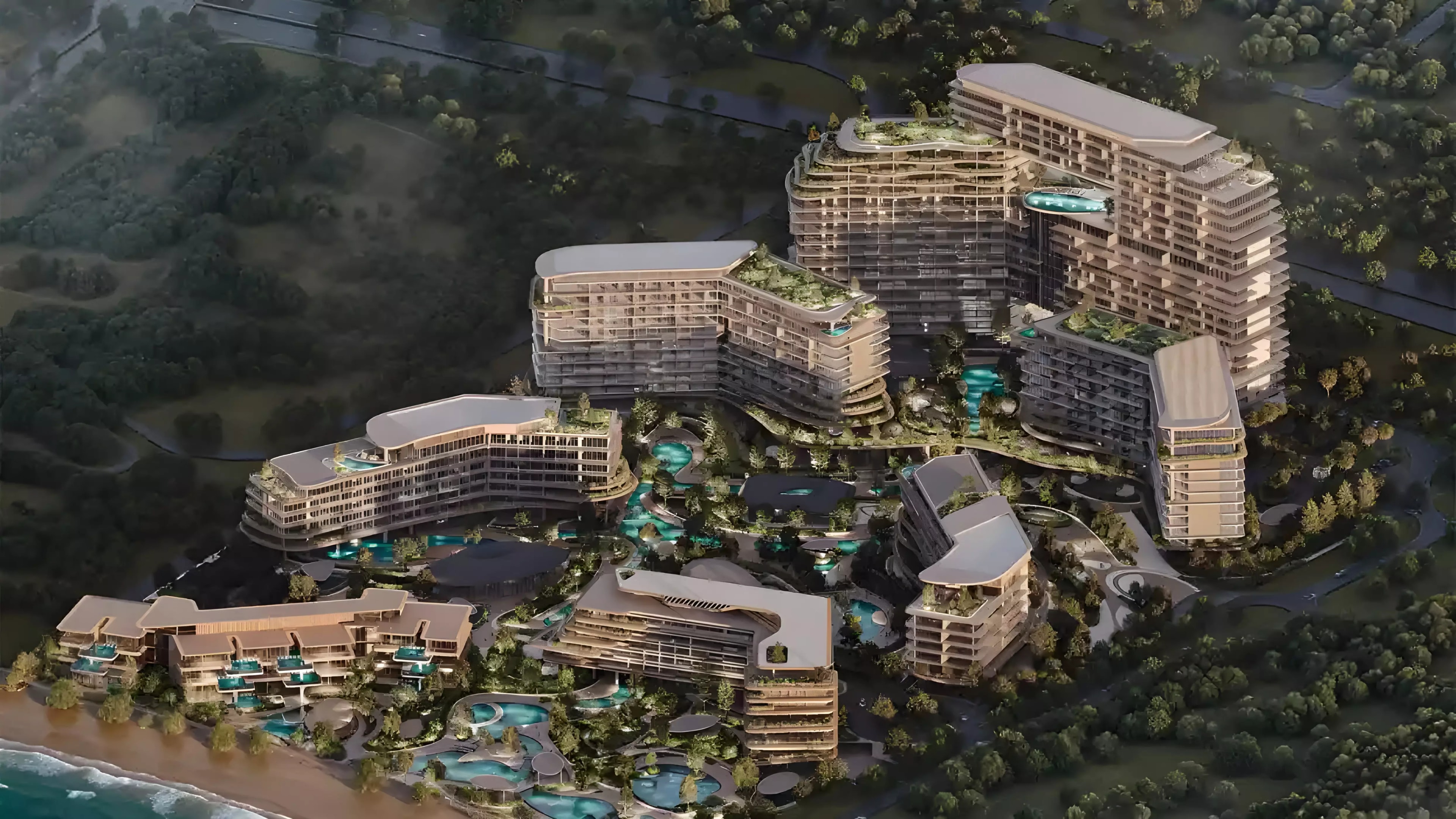 Impressie van Meriva Gardens, woningen van Ellington in Dubai Islands, Dubai