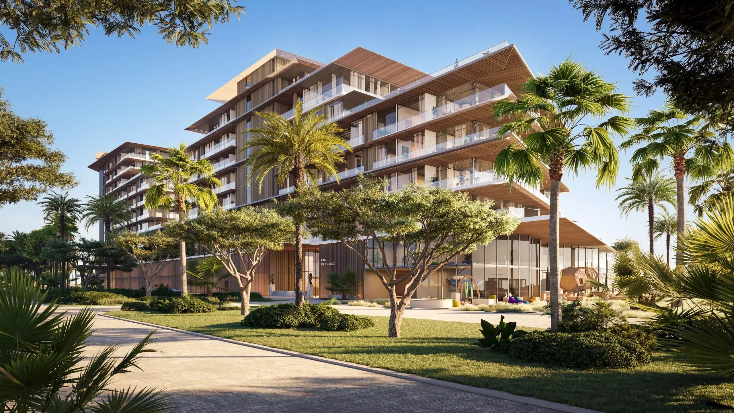 Impressie van Rixos Bay, woningen van Nakheel in Dubai Islands, Dubai