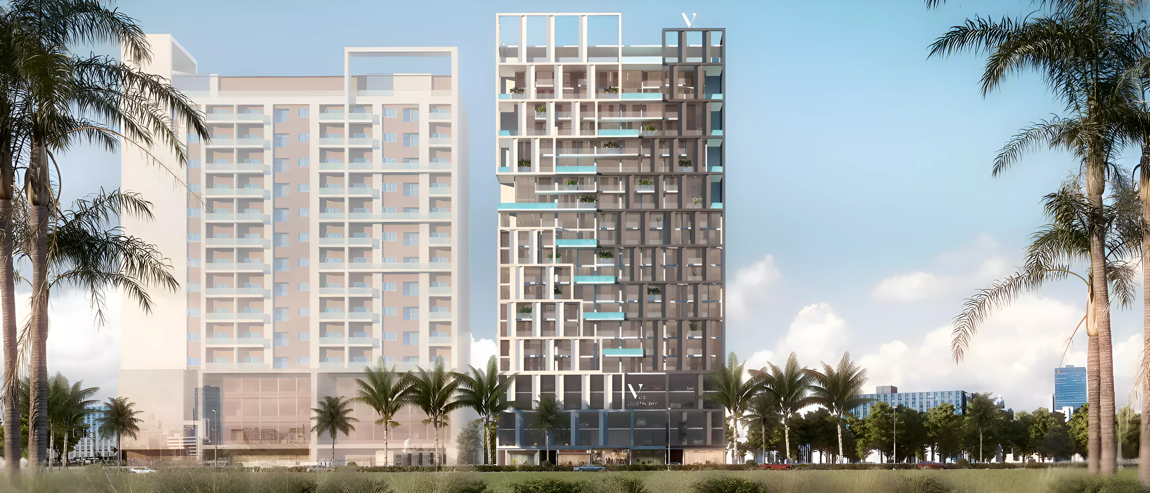 Impressie van VUE Crystal Bay, woningen van Crystal Bay in Jumeirah Village Circle, Dubai