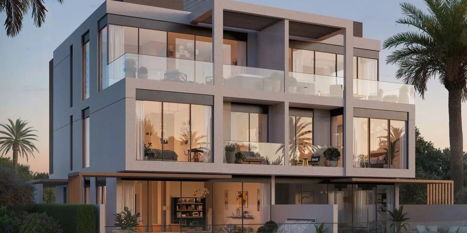 Impressie van Terra Golf Collection, woningen van Taraf Properties in Jumeirah Golf Estates, Dubai