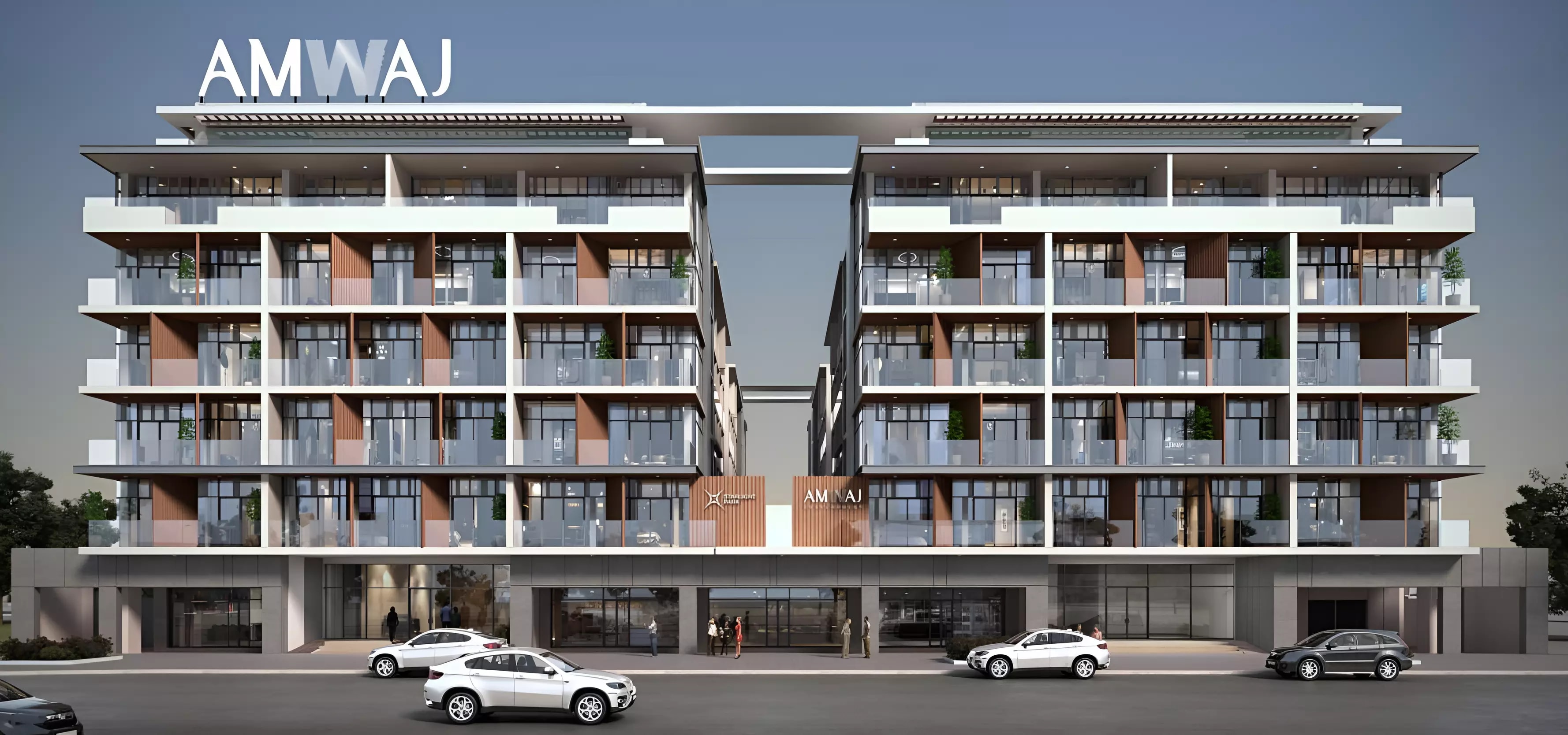 Impressie van Starlight Park, appartementen van Amwaj Development in Mohammed Bin Rashid City, Dubai