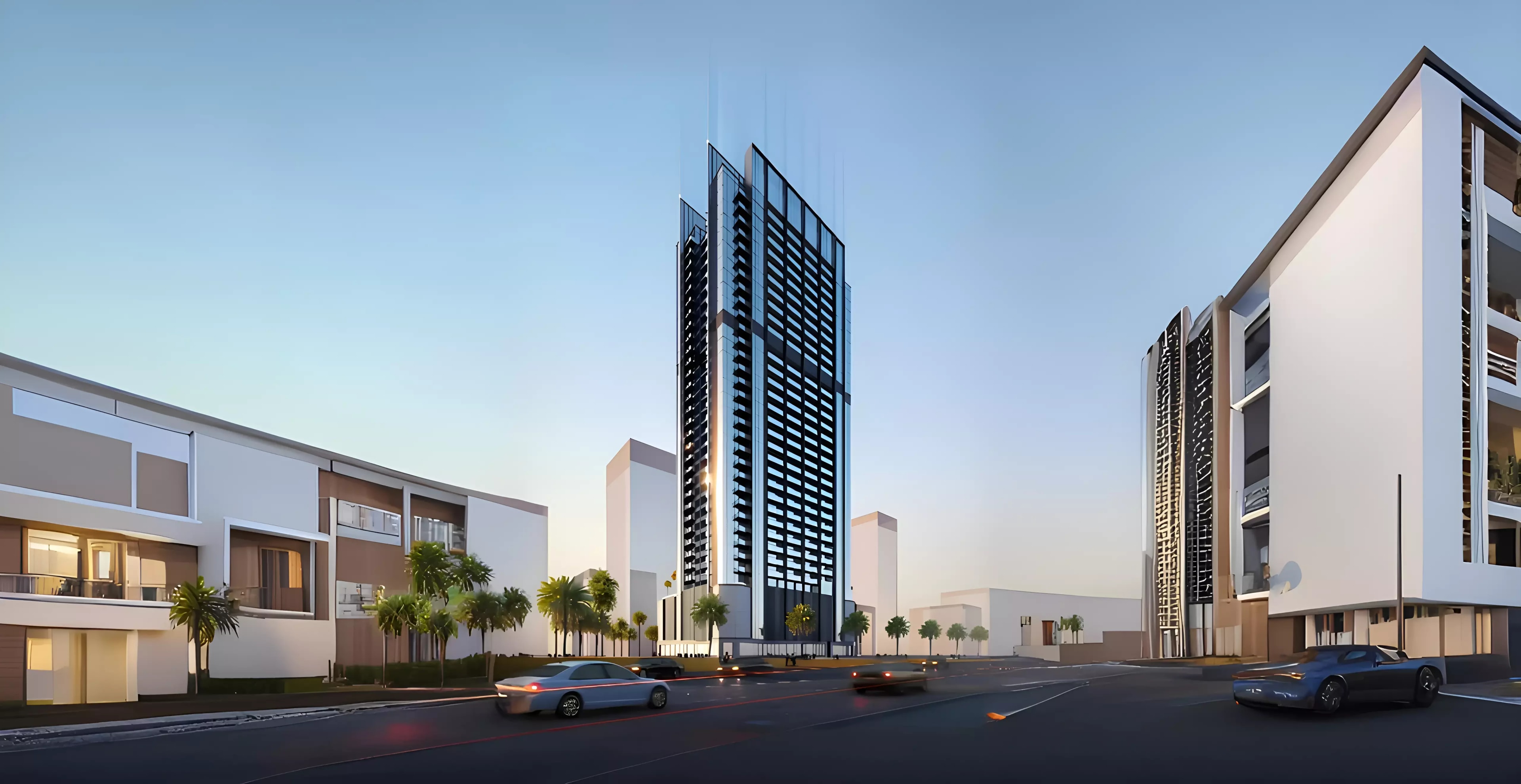 Impressie van Jade Tower, appartementen van Tiger Group in Majan, Dubai
