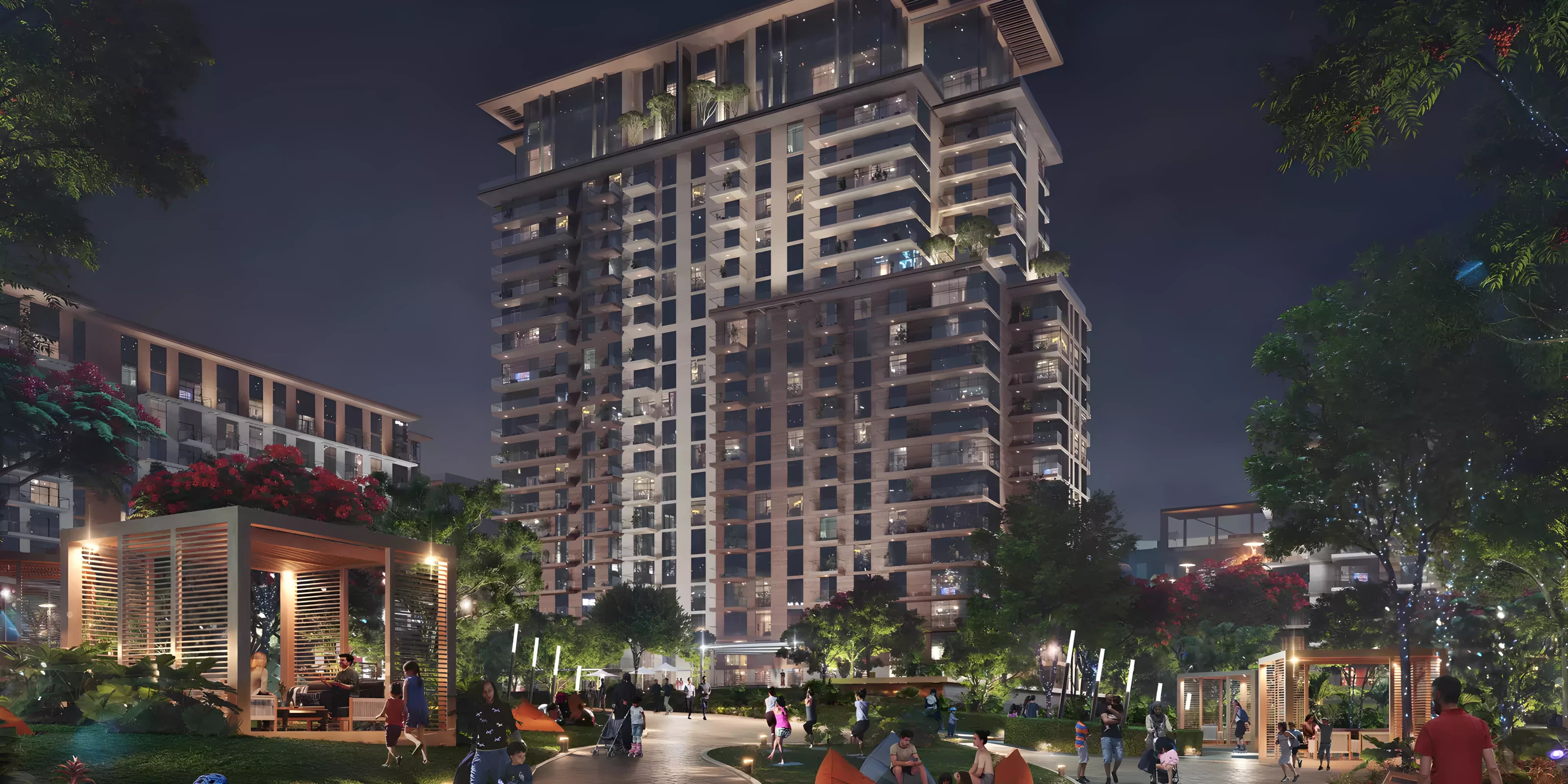 Impressie van Fern Central Park, woningen van Meraas Holding in City Walk, Dubai