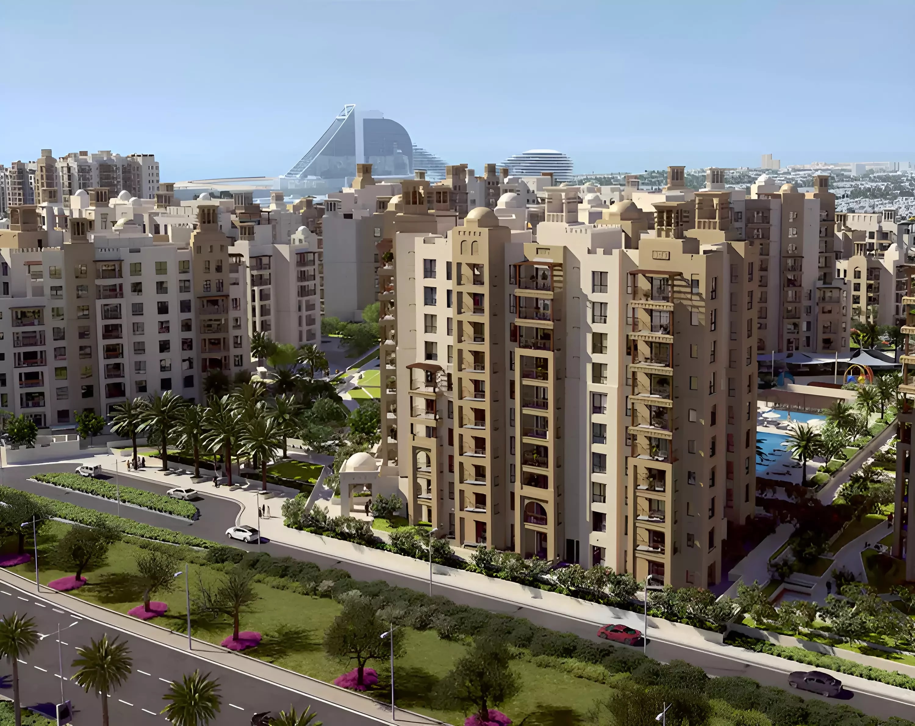 Impressie van MJL 7, appartementen van Dubai Properties in Madinat Jumeirah Living, Dubai