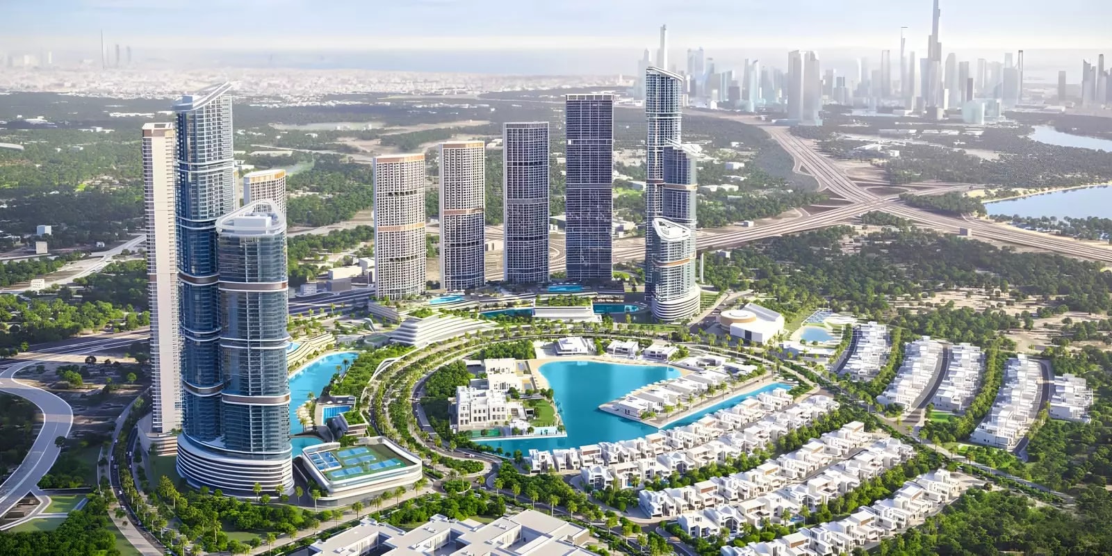 Impressie van 430 Riverside Crescent, appartementen van Sobha Realty in Sobha Hartland 2, Dubai