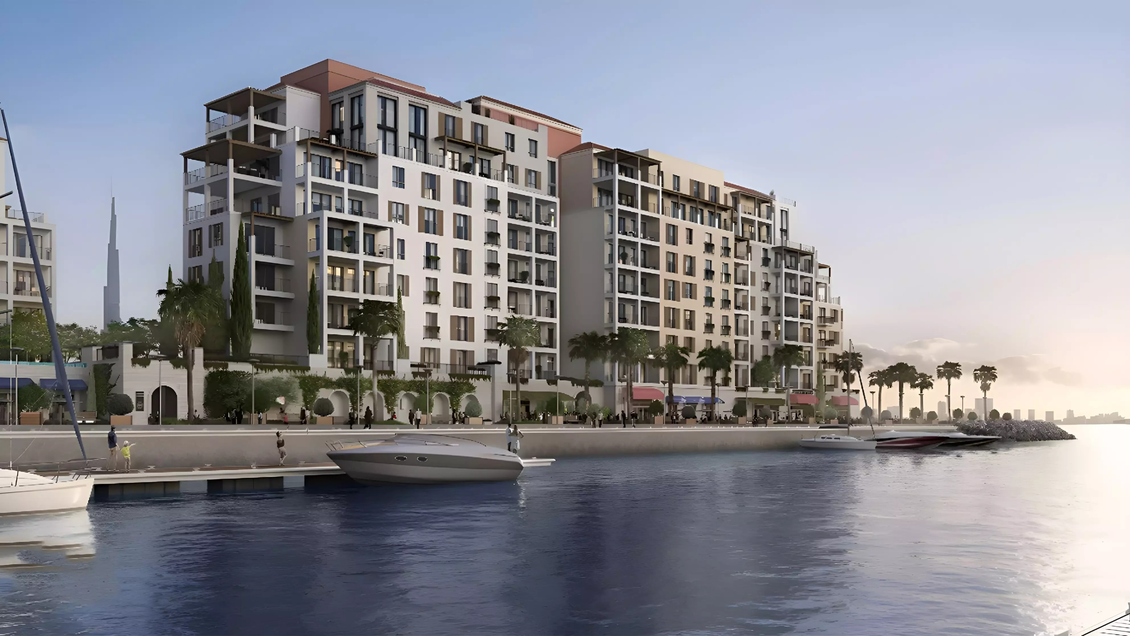 Impressie van Le Ciel, appartementen van Meraas Holding in Port De La Mer, Dubai