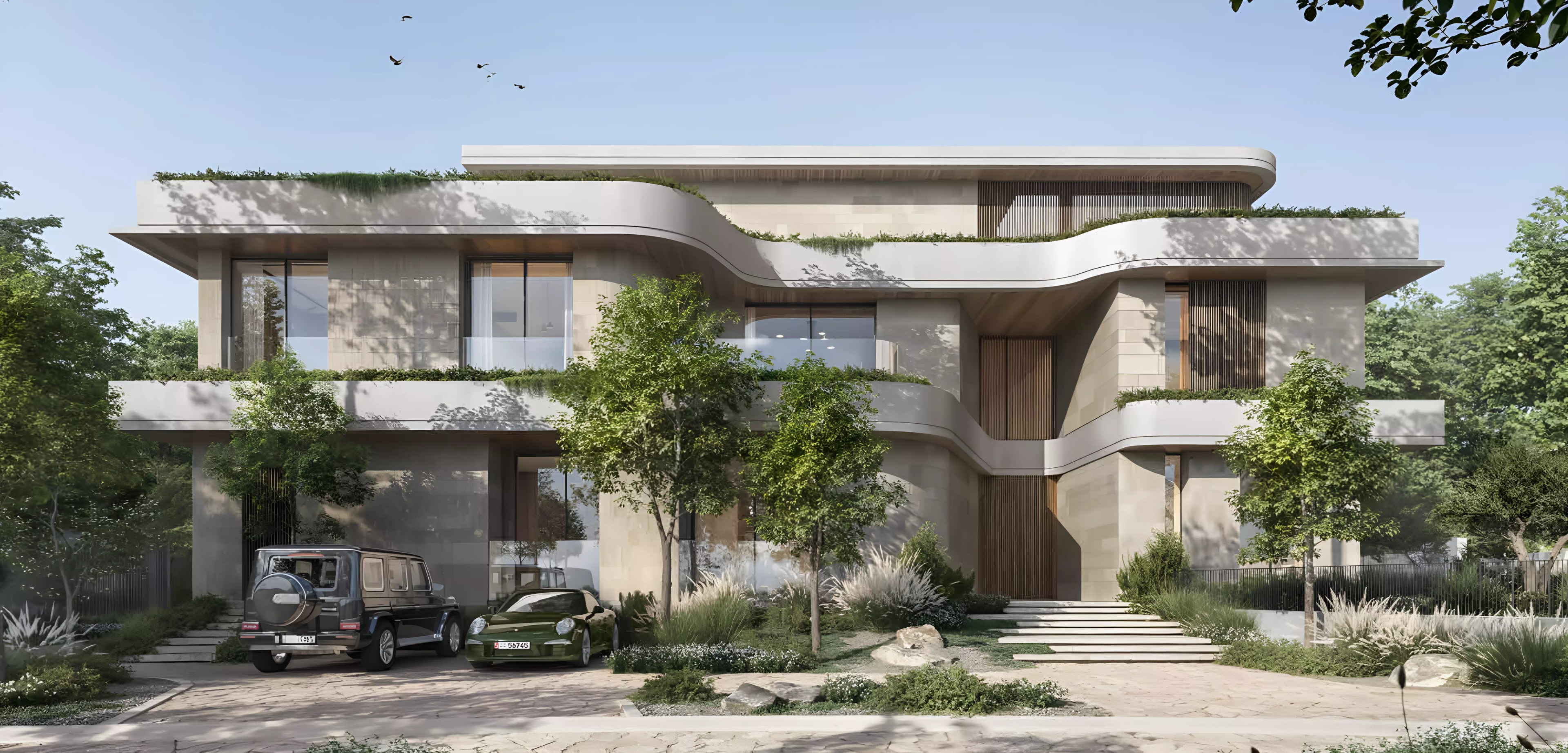 Impressie van The Wilds Moringa Mansions, villa's van Aldar Properties in The Wilds by Aldar, Dubai
