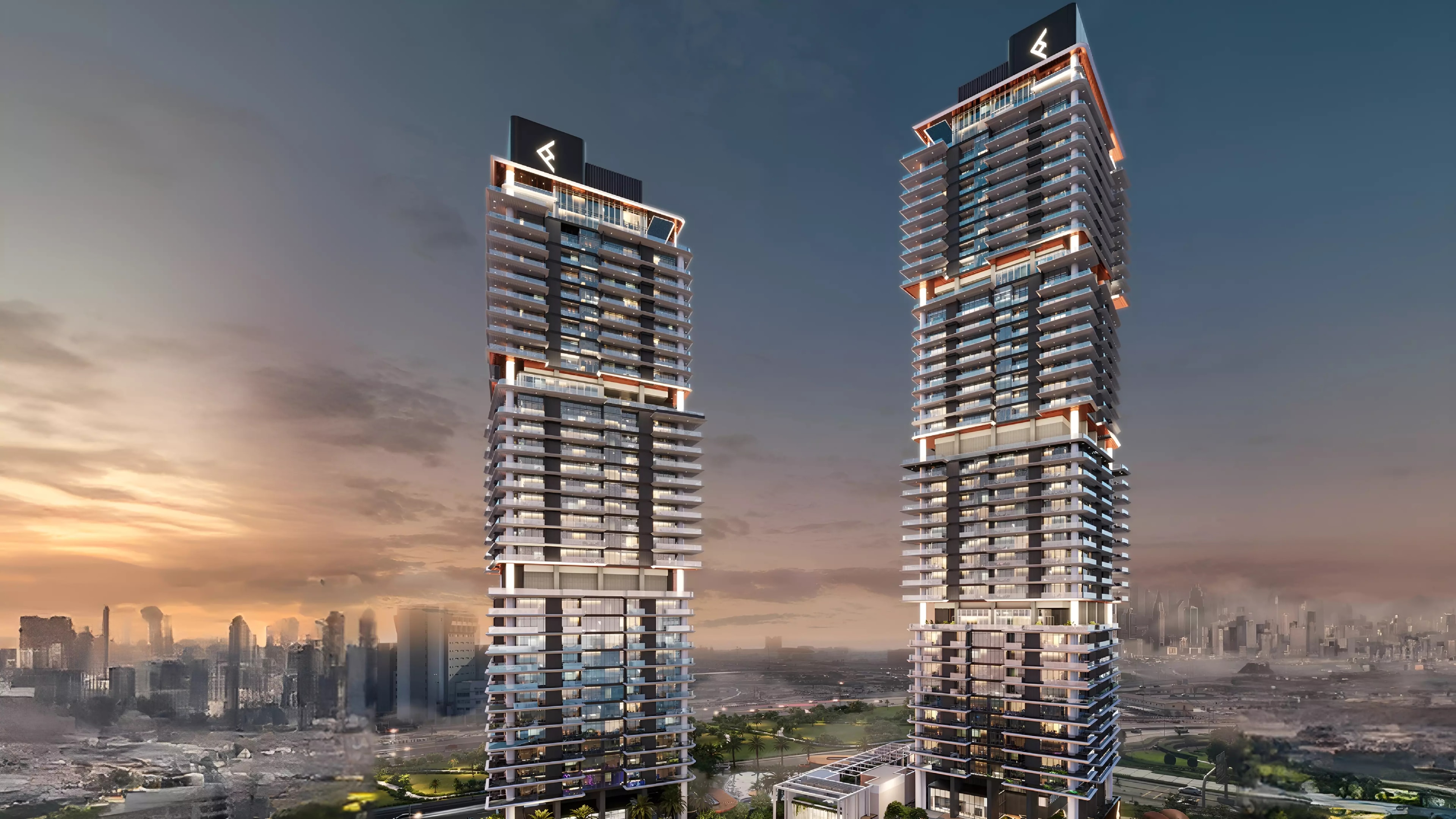 Impressie van Mercer House, woningen van Ellington in Uptown Dubai, Dubai