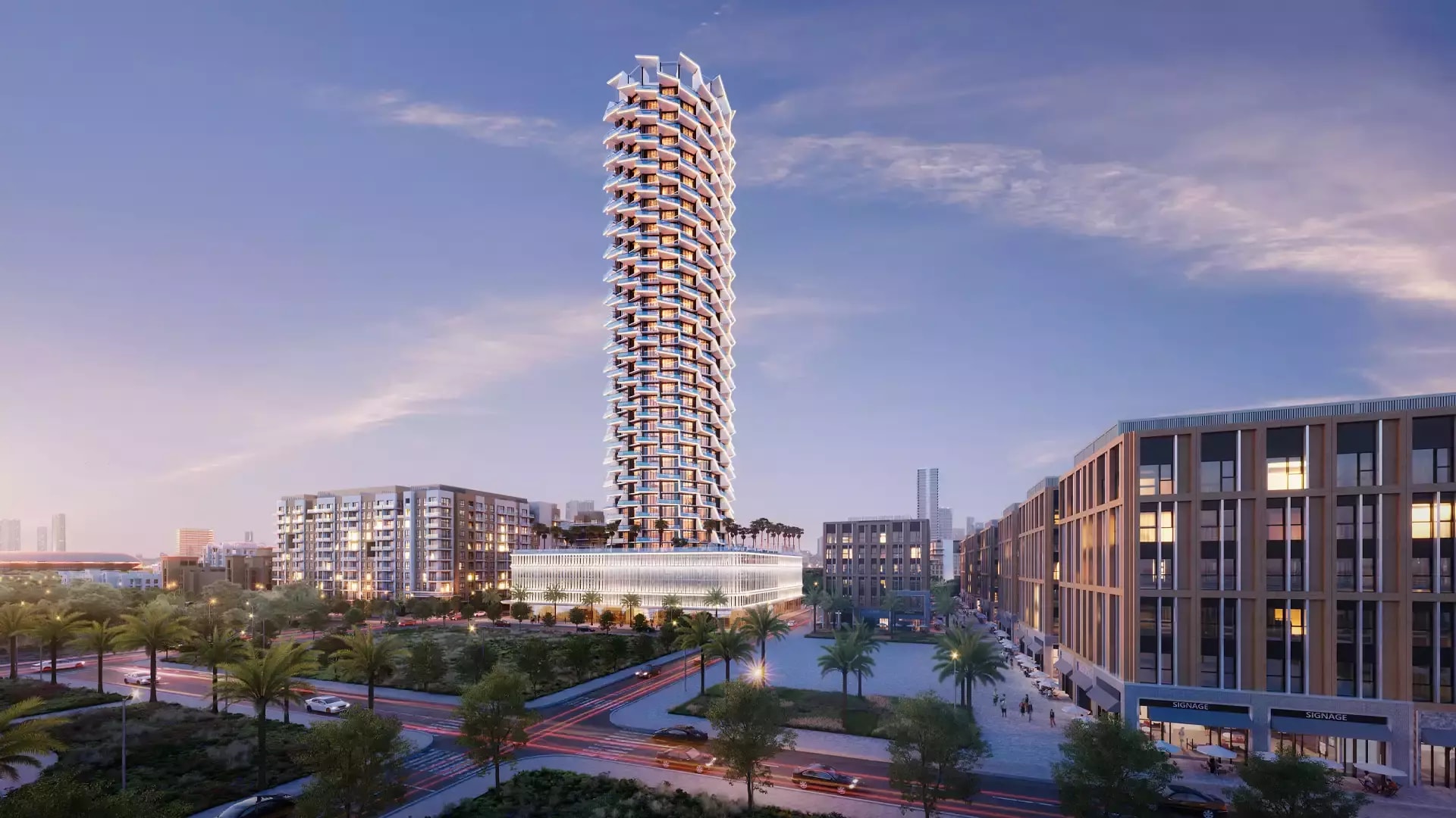 Impressie van Binghatti Phantom, appartementen van Binghatti Developers in Jumeirah Village Circle, Dubai