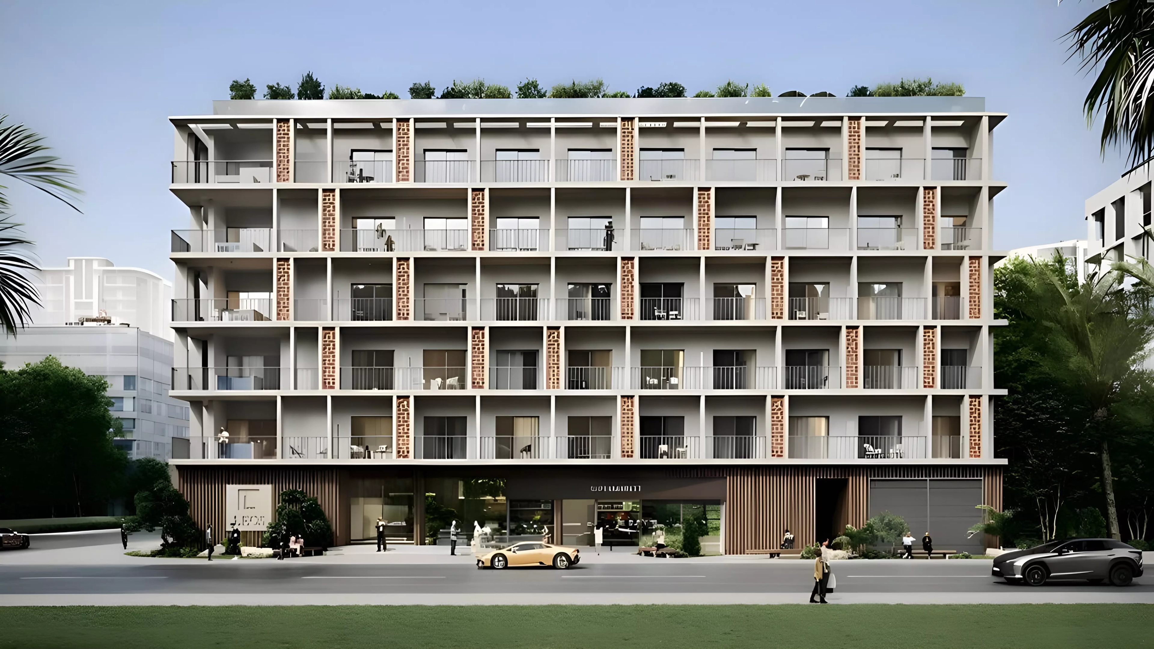 Impressie van Cavendish Square, appartementen van LEOS International in Jumeirah Village Triangle, Dubai