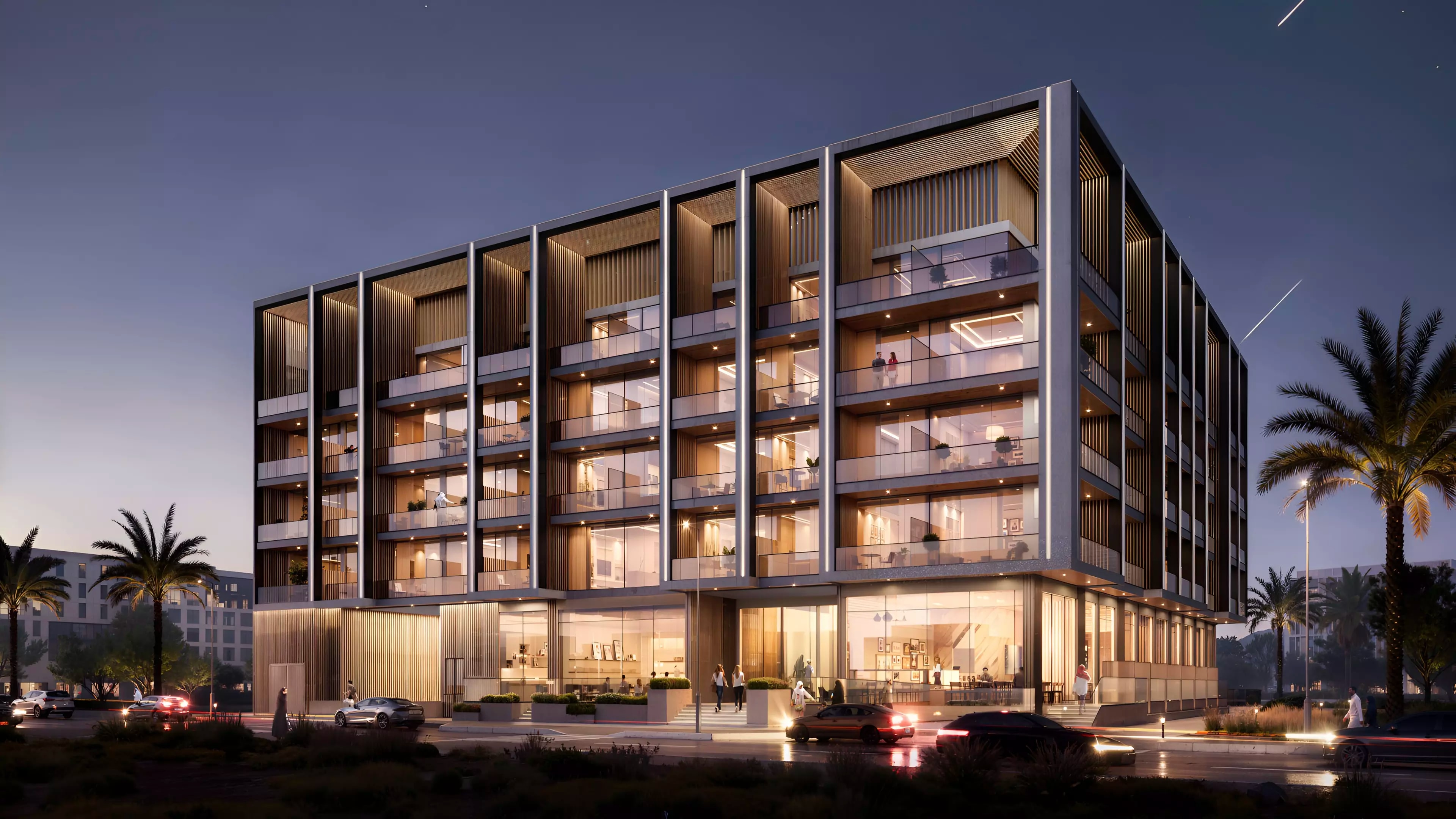 Impressie van Dawn by Binghatti, appartementen van Binghatti Developers in Jumeirah Village Circle, Dubai