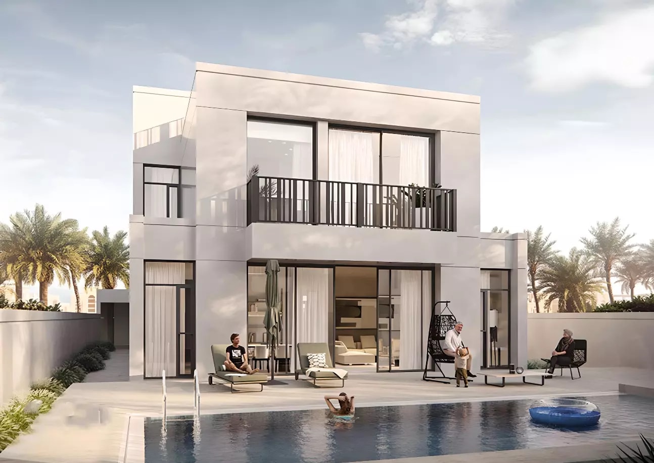 Impressie van Sunrise Living, villa's van H&H Development in Jumeirah Park, Dubai