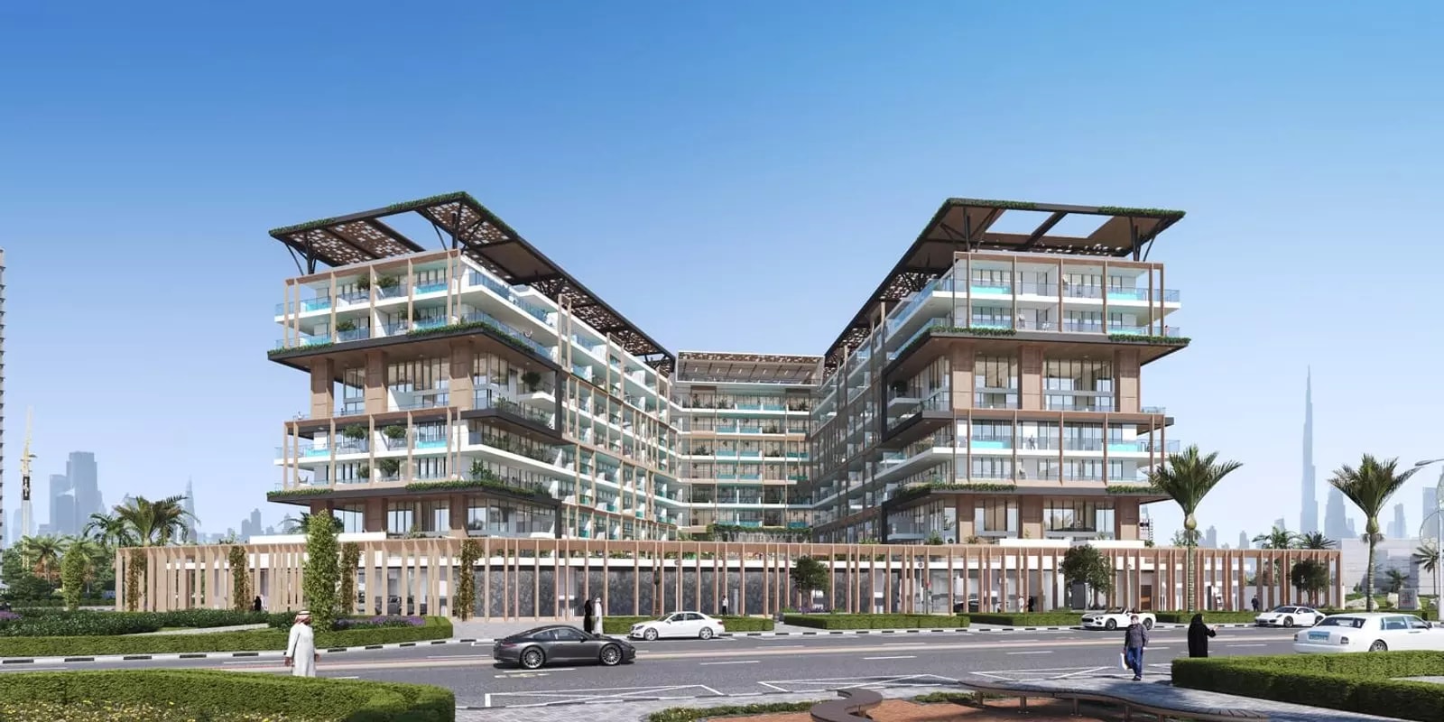 Impressie van Empire Estates, woningen van Empire Developments in Arjan, Dubai