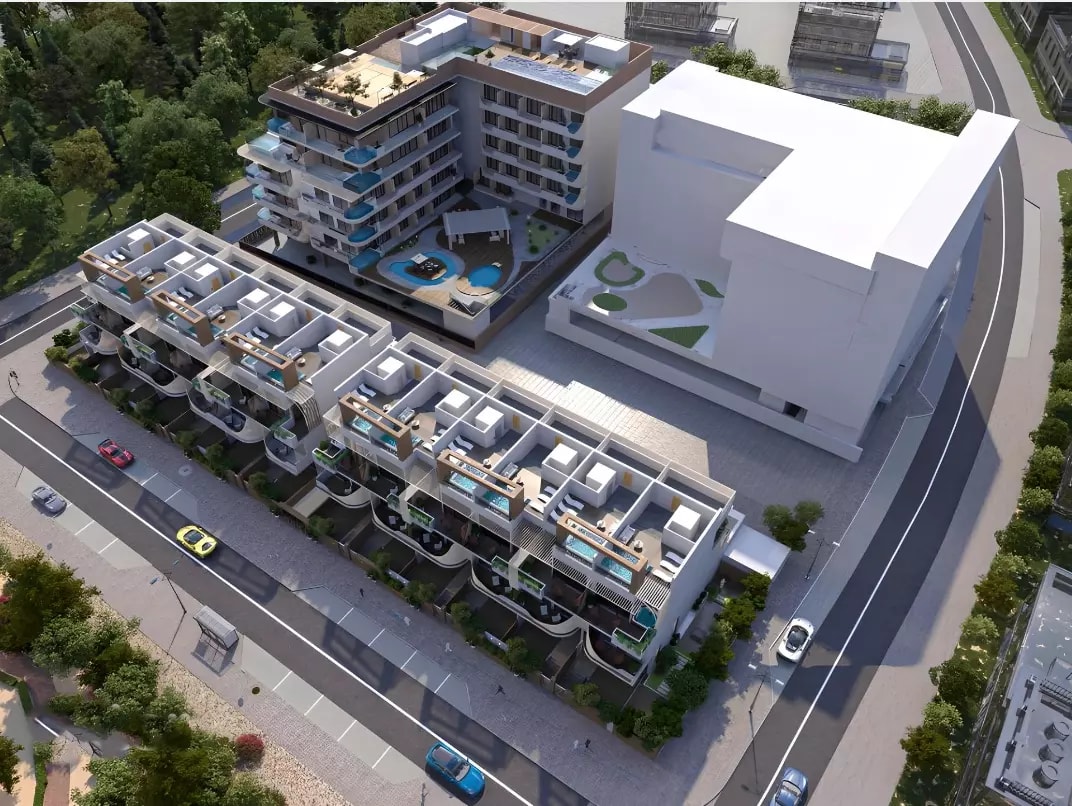 Impressie van Ashton Park, appartementen van Mirfa IBC Developers in Jumeirah Village Circle, Dubai