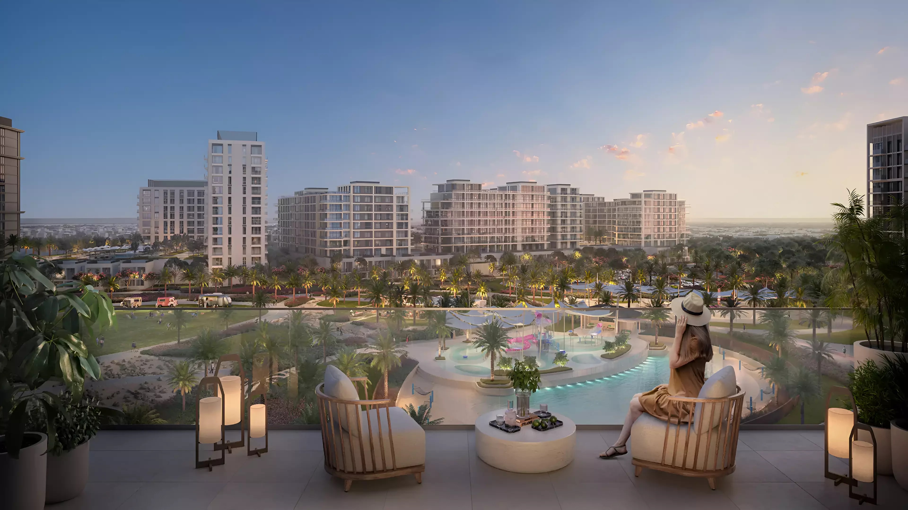 Impressie van Parkside Hills, appartementen van Emaar Properties in Dubai Hills Estate, Dubai