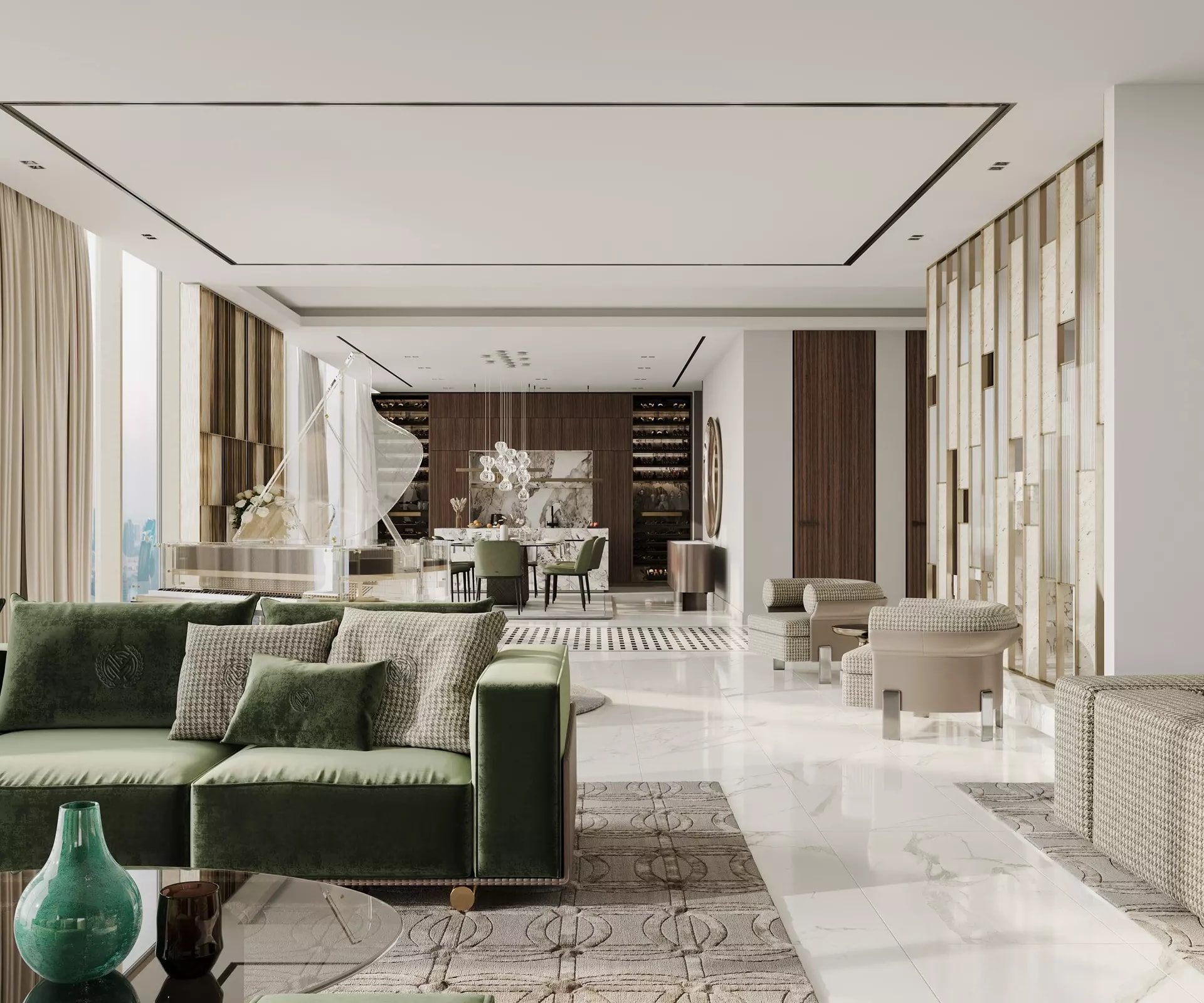 Impressie van Aeternitas, woningen van London Gate in Dubai Marina, Dubai
