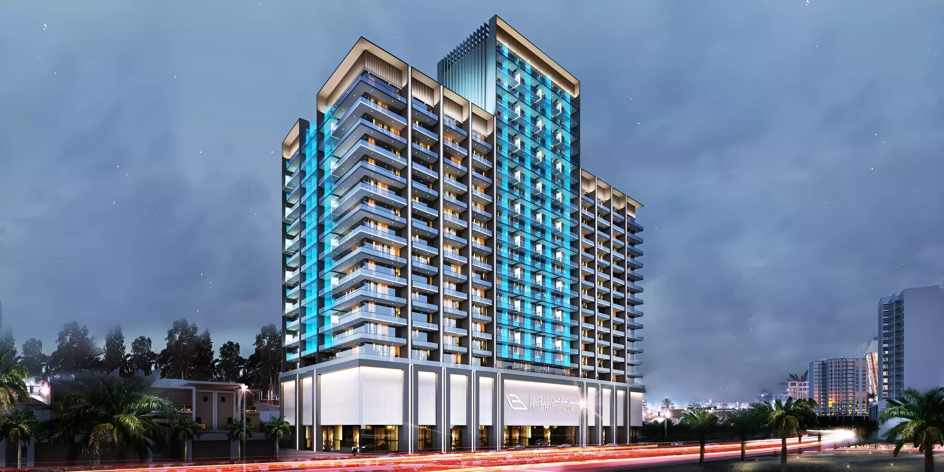 Impressie van Binghatti Azure, appartementen van Binghatti Developers in Jumeirah Village Circle, Dubai
