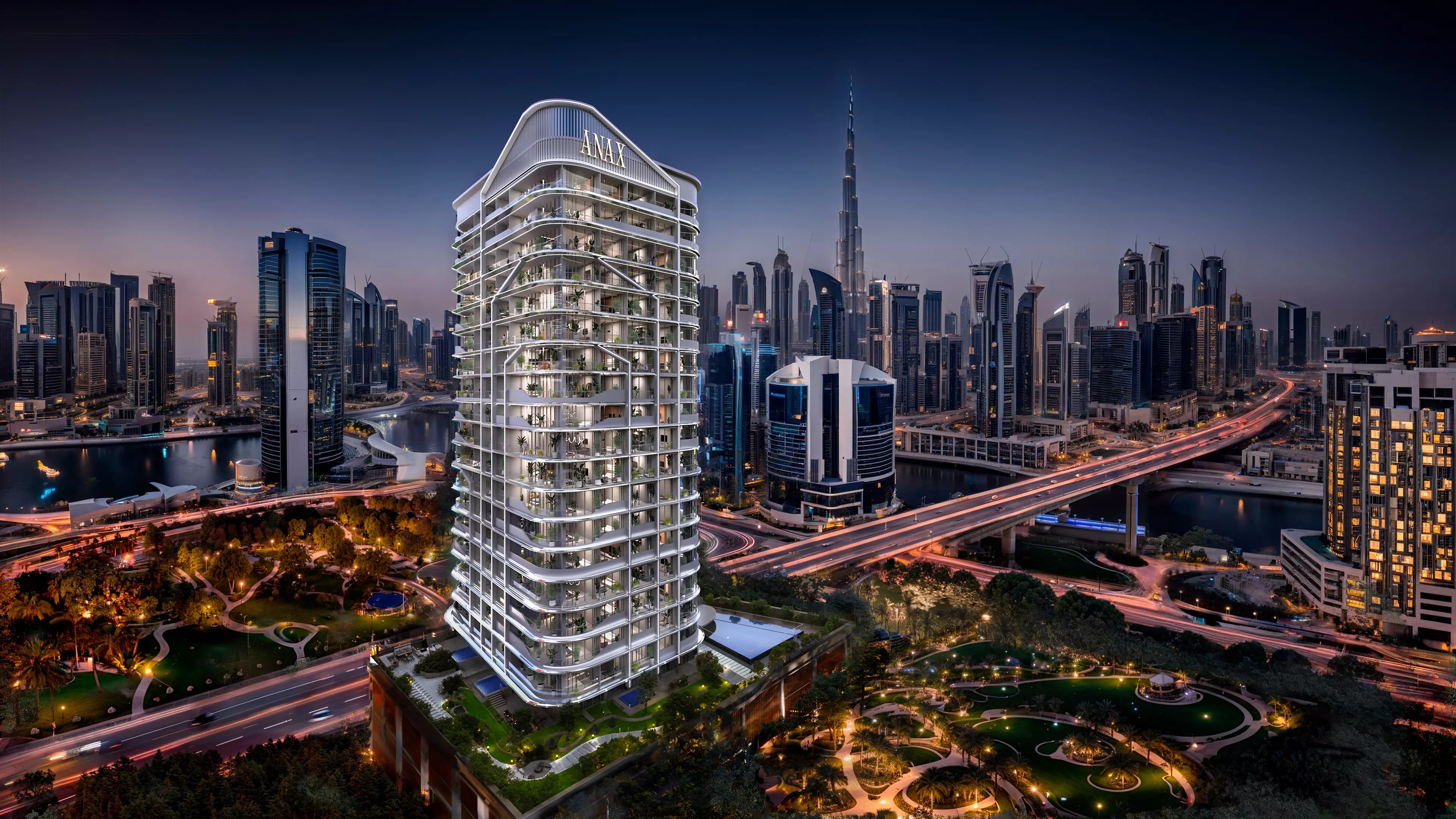 Impressie van Vento Tower, appartementen van Anax Developments in Business Bay, Dubai