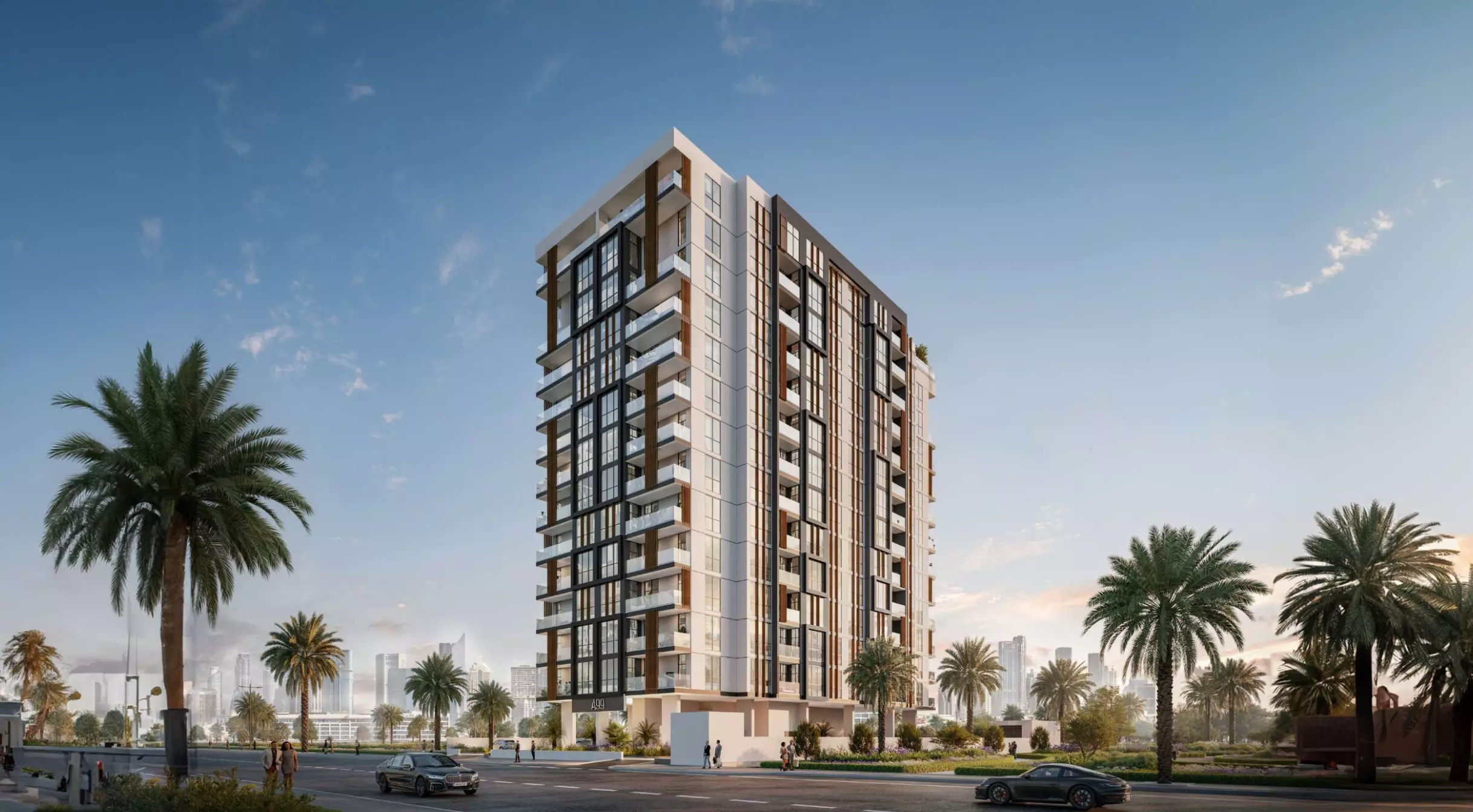Impressie van A99, woningen van Arabian Gulf Properties in Dubai Land Residence Complex, Dubai
