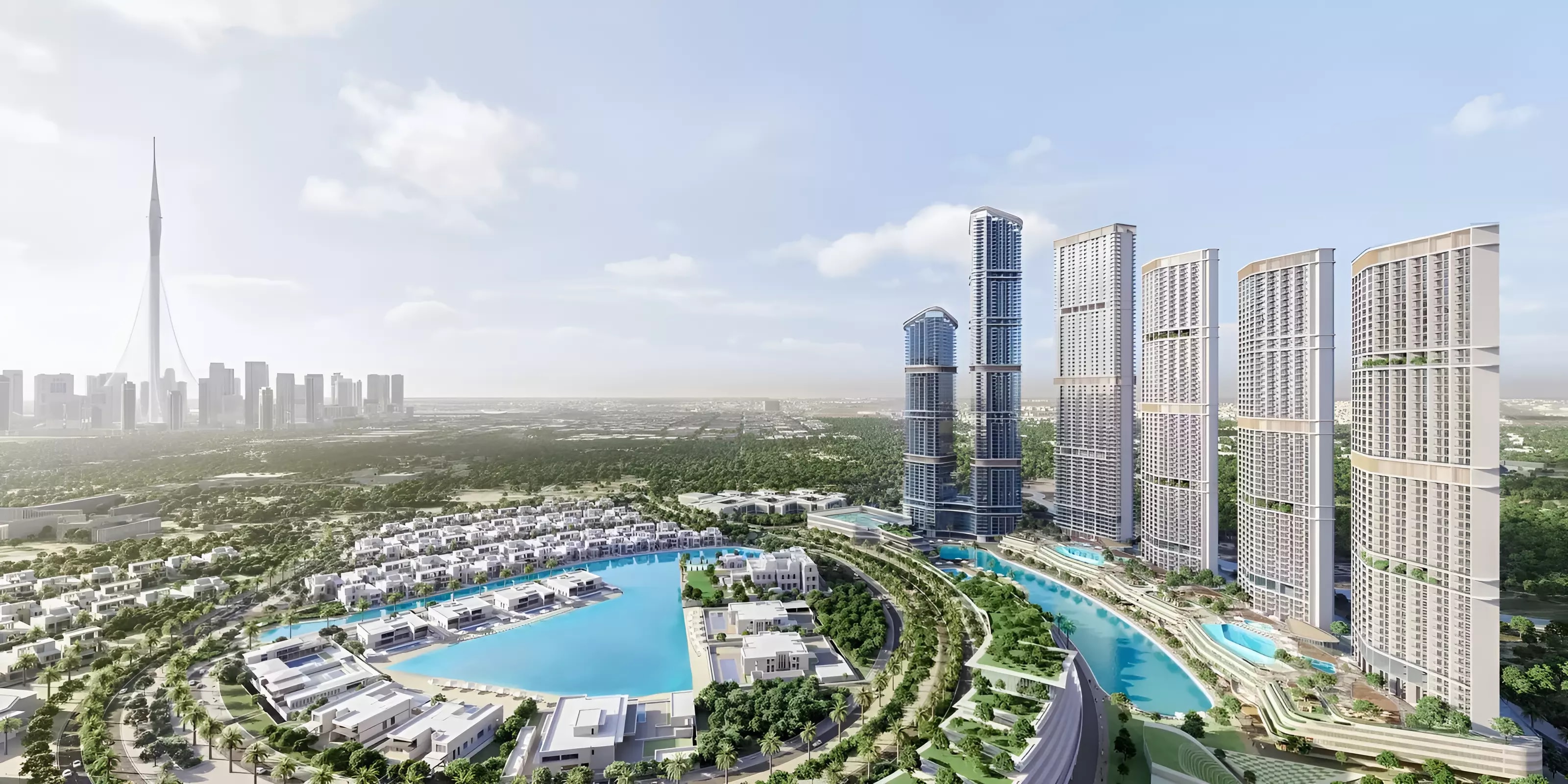 Impressie van 330 Riverside Crescent, appartementen van Sobha Realty in Sobha Hartland 2, Dubai