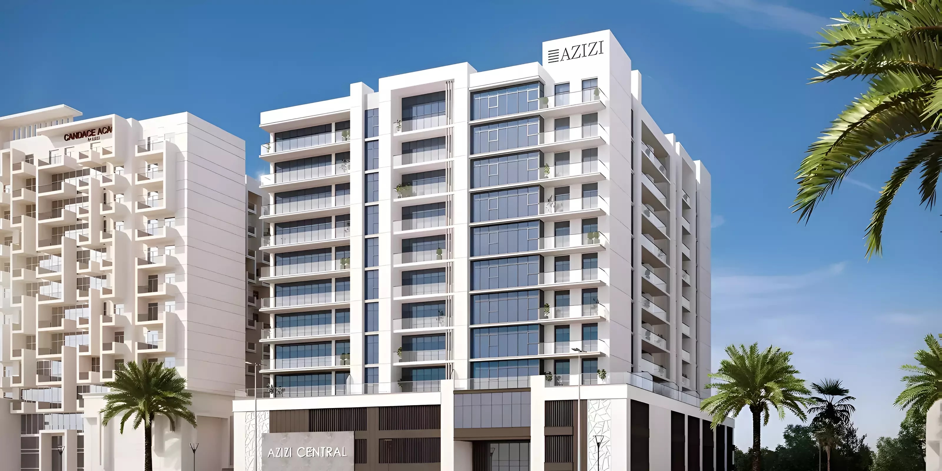 Impressie van Azizi Central, appartementen van Azizi Developments in Al Furjan, Dubai