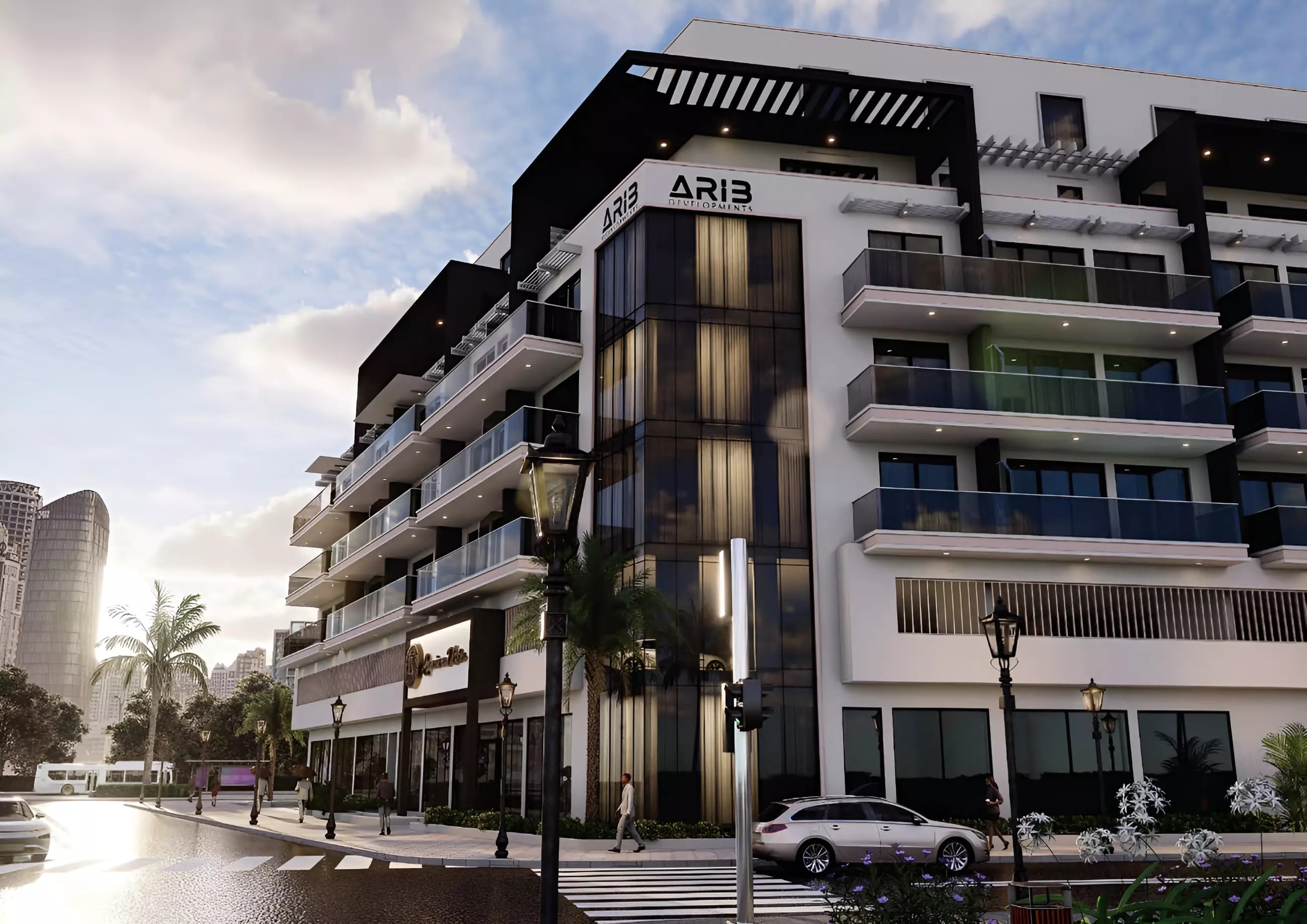 Impressie van Lumina Vista, appartementen van ARIB Developments in Jumeirah Village Circle, Dubai