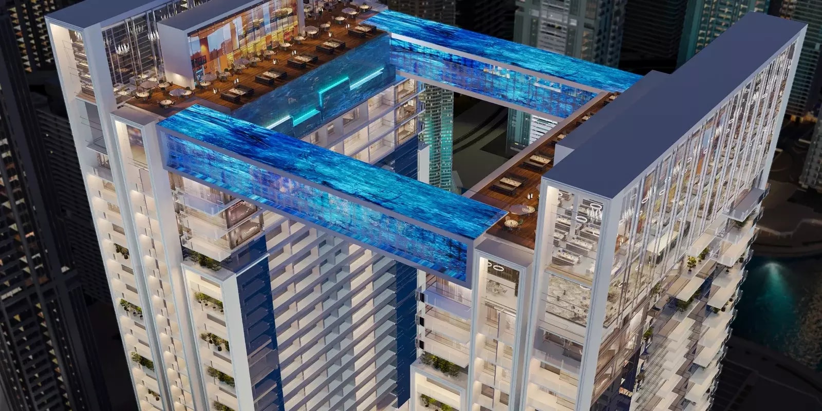 Impressie van Viewz Phase 2 By Danube, woningen van Danube Properties in Jumeirah Lake Towers, Dubai