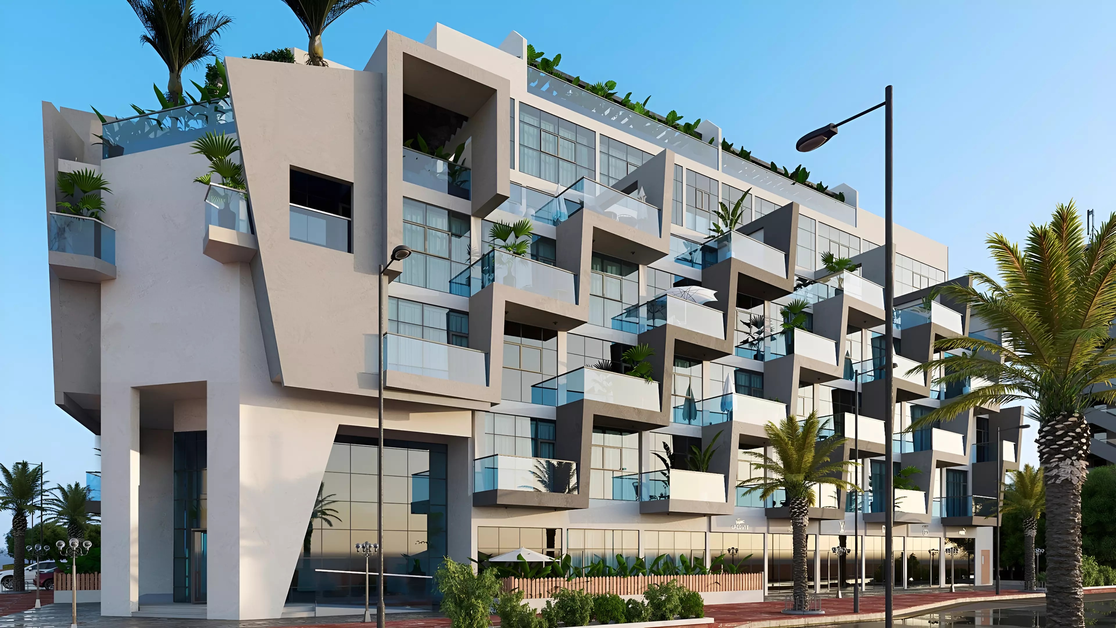 Impressie van Mass Residences, woningen van Jaiedco Development in Jumeirah Village Circle, Dubai