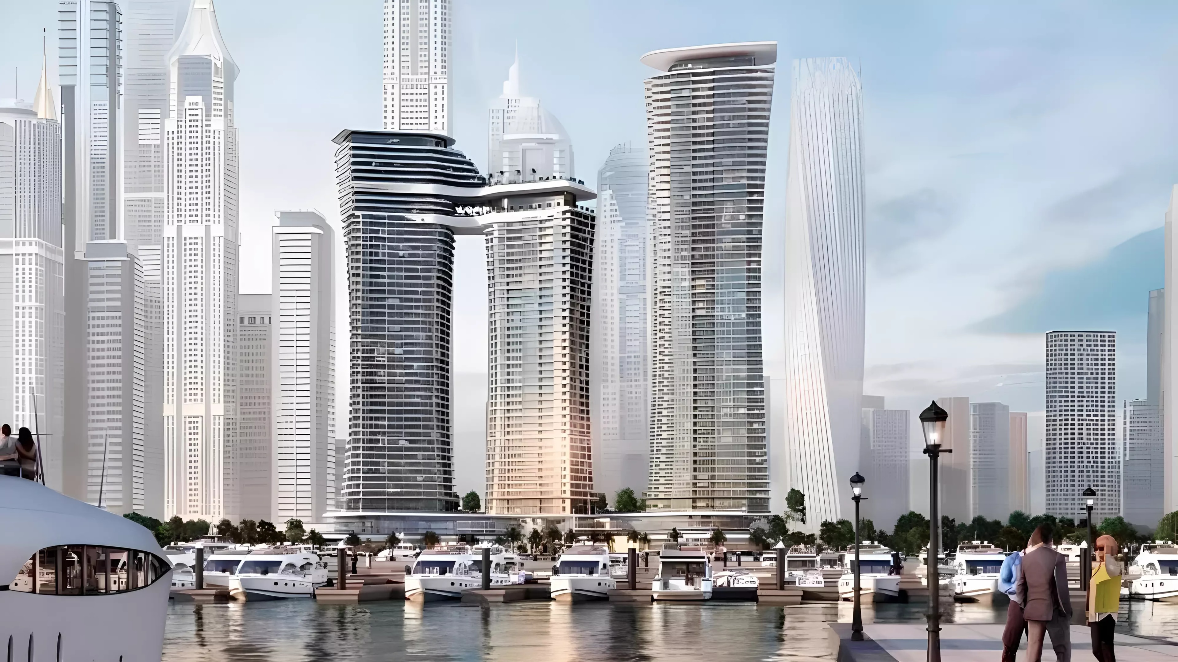 Impressie van Sobha Seahaven, appartementen van Sobha Realty in Dubai Harbour, Dubai