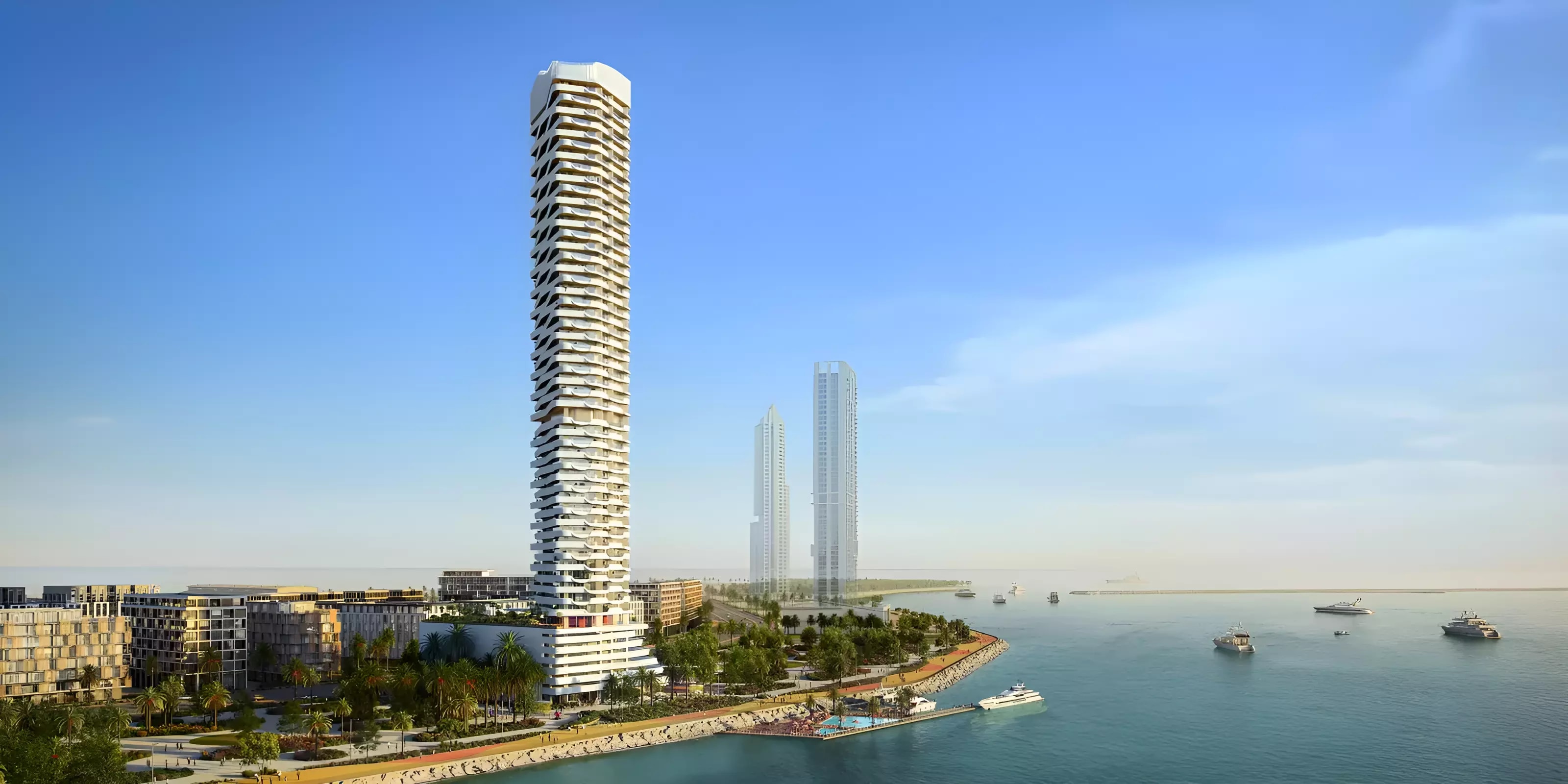 Impressie van Coral Reef, appartementen van Damac Properties in Maritime City, Dubai
