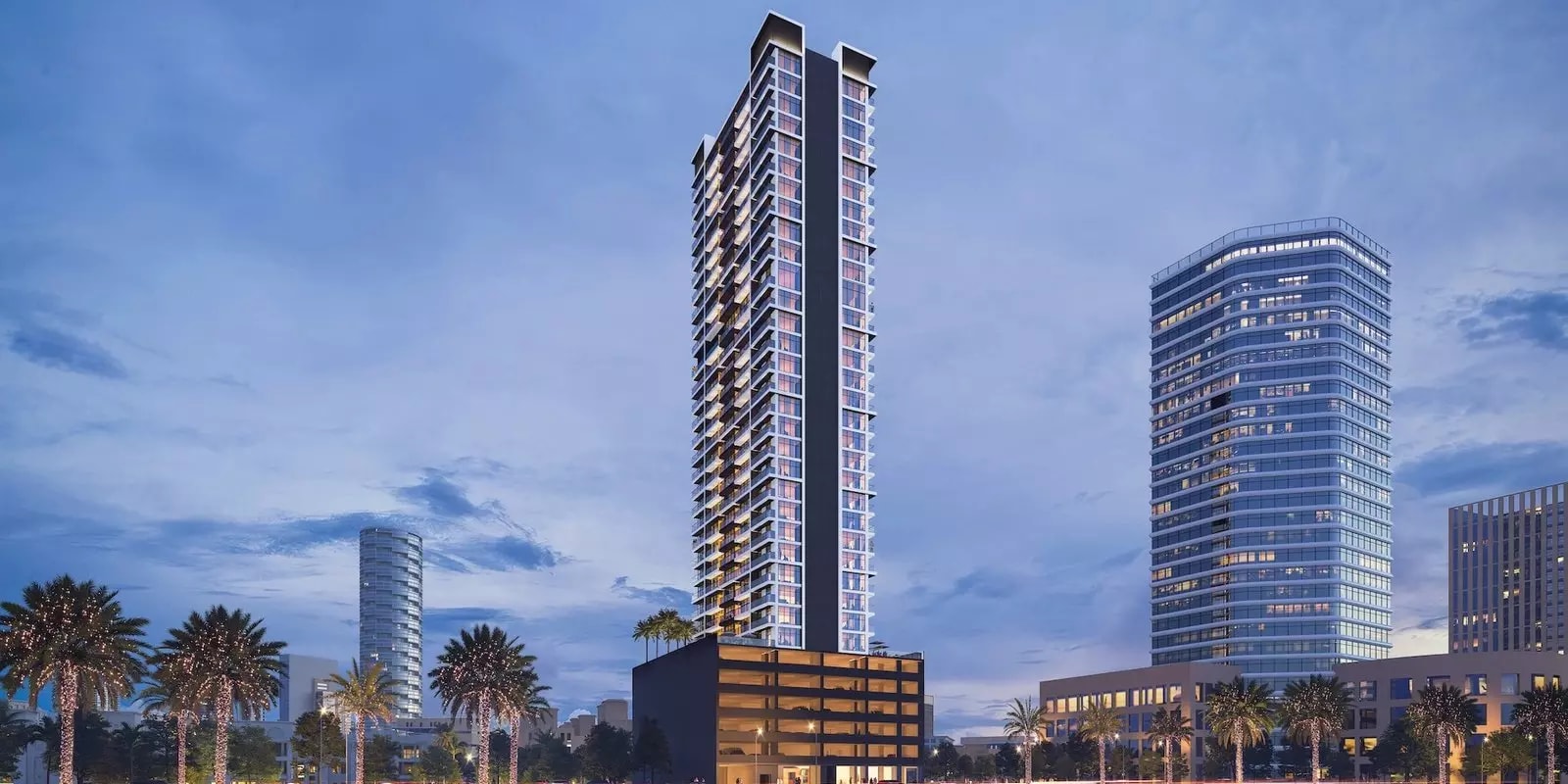 Impressie van Binghatti Venus, appartementen van Binghatti Developers in Jumeirah Village Circle, Dubai