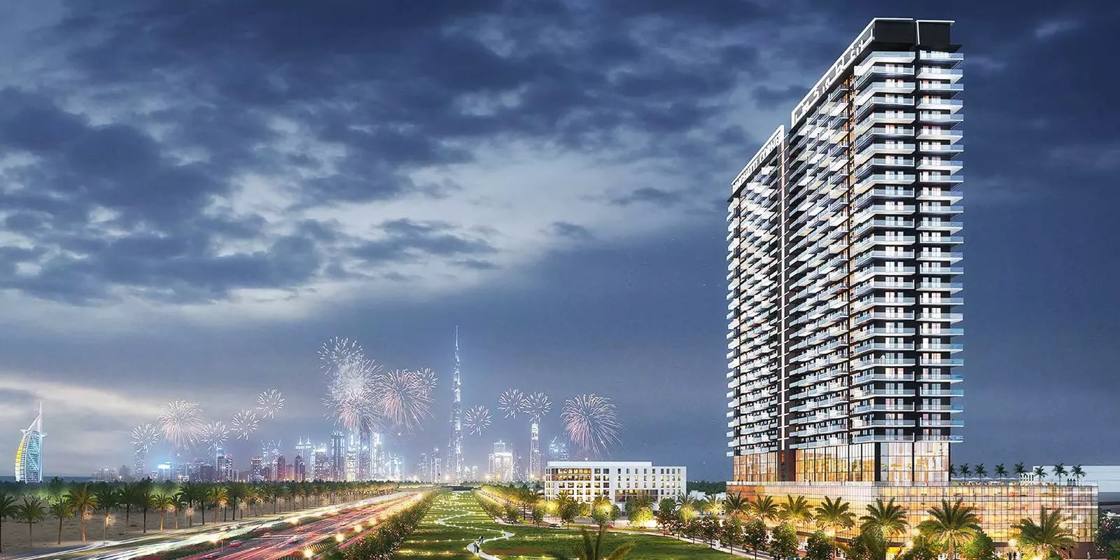 Impressie van Binghatti Amber, appartementen van Binghatti Developers in Jumeirah Village Circle, Dubai
