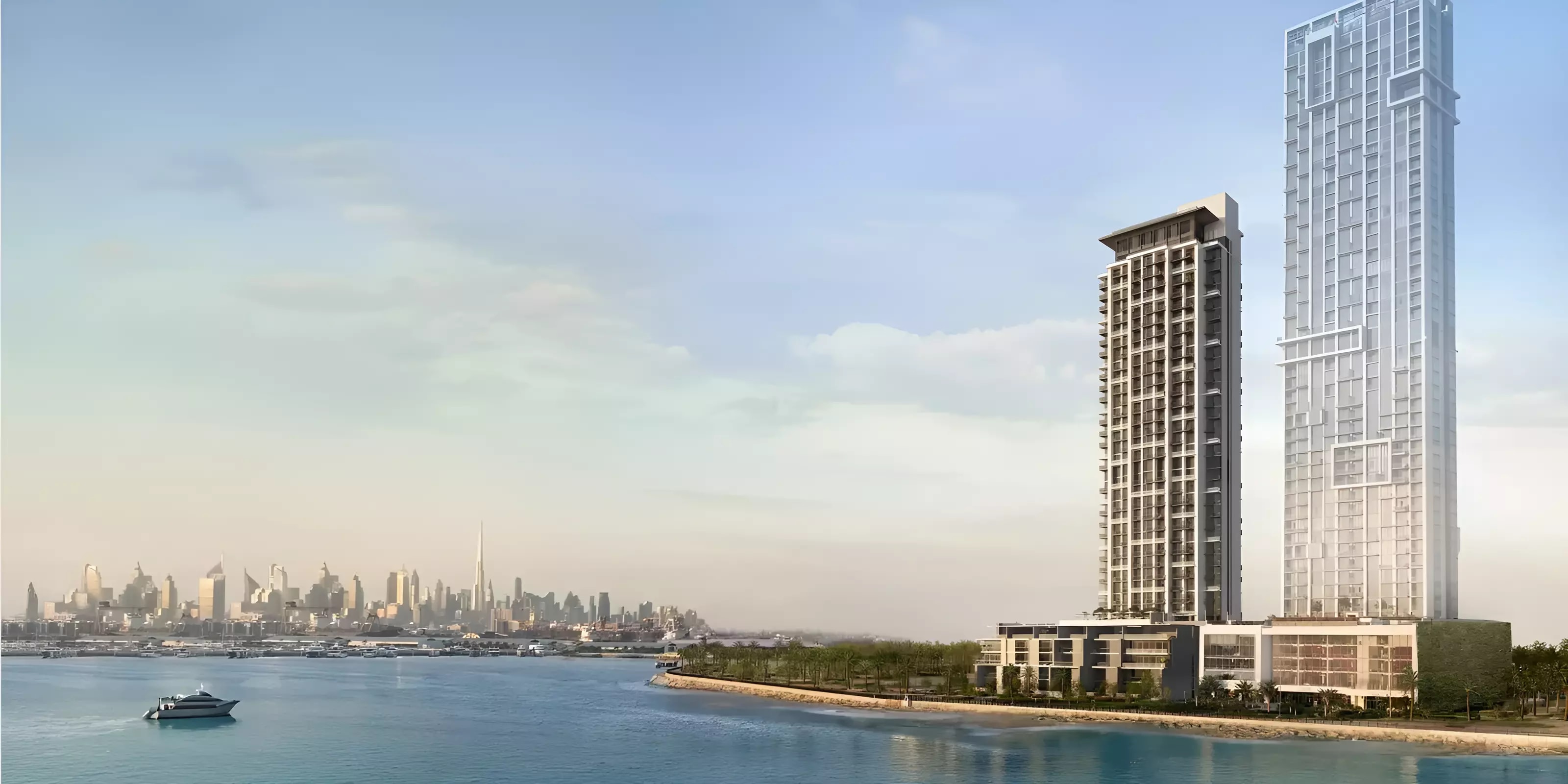Impressie van Anwa Aria, appartementen van Omniyat Group in Maritime City, Dubai