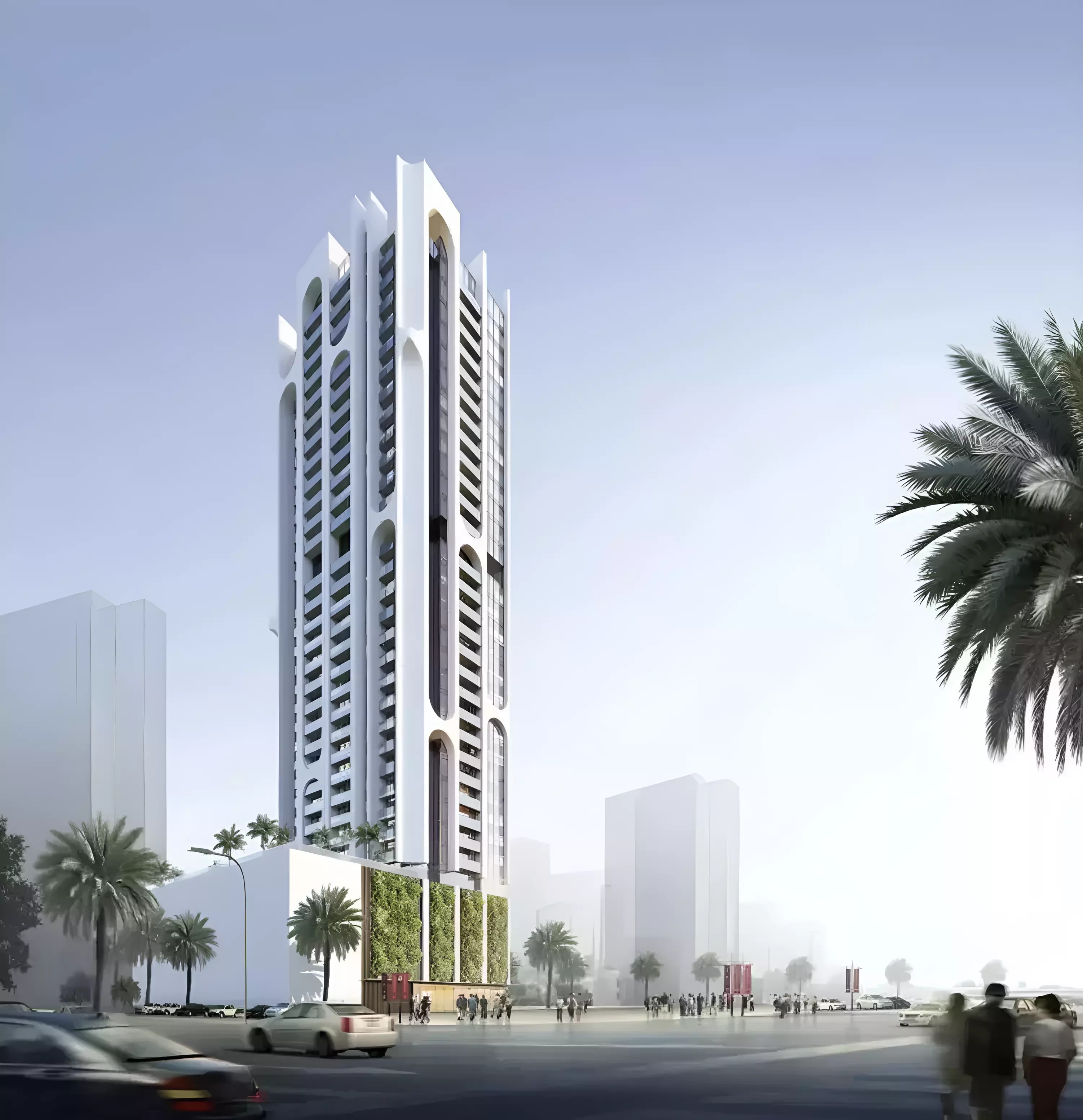 Impressie van Elbrus Tower, appartementen van Tiger Group in Jumeirah Village Triangle, Dubai