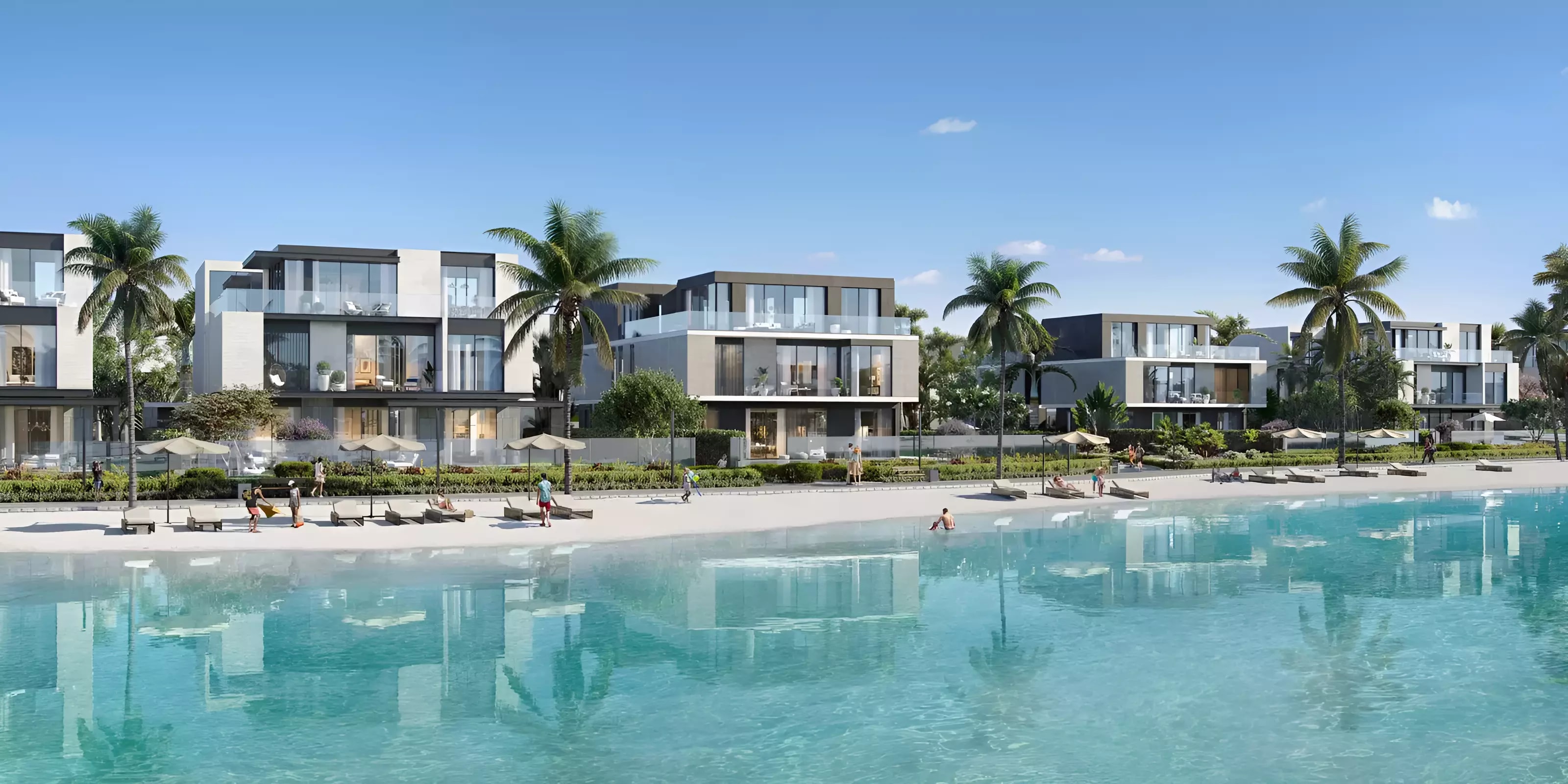 Impressie van The Waterside Villas, villa's van Ellington in Mohammed Bin Rashid City, Dubai