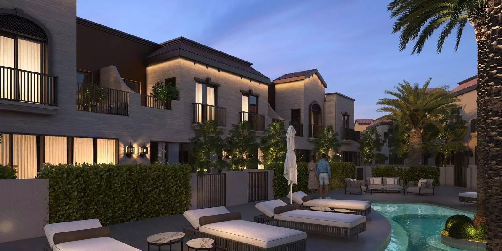 Impressie van Jasmine Lane at Jumeirah Golf Estates, woningen van Durar Group in Jumeirah Golf Estates, Dubai