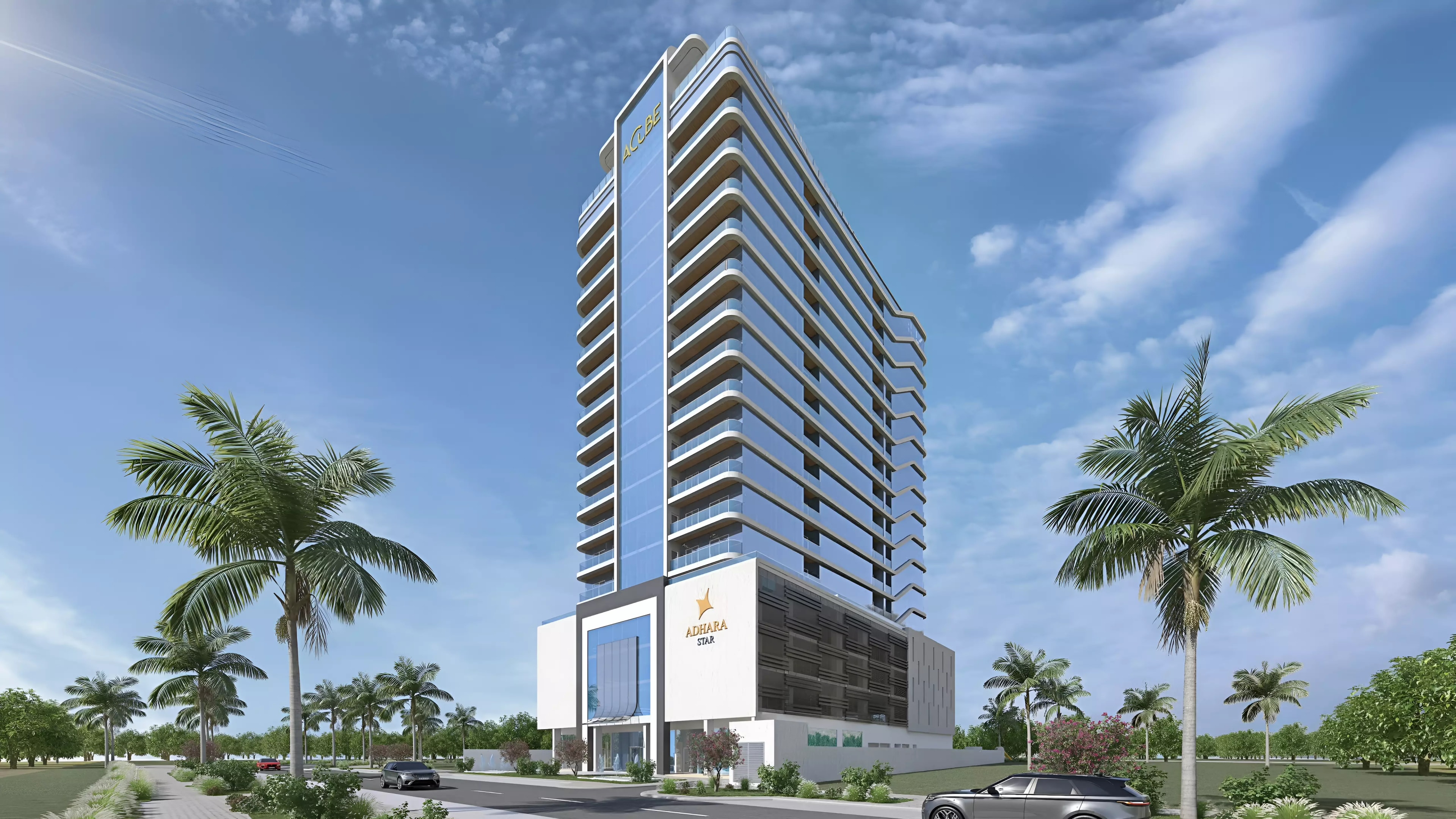 Impressie van Adhara Star, appartementen van Acube Developers in Arjan, Dubai